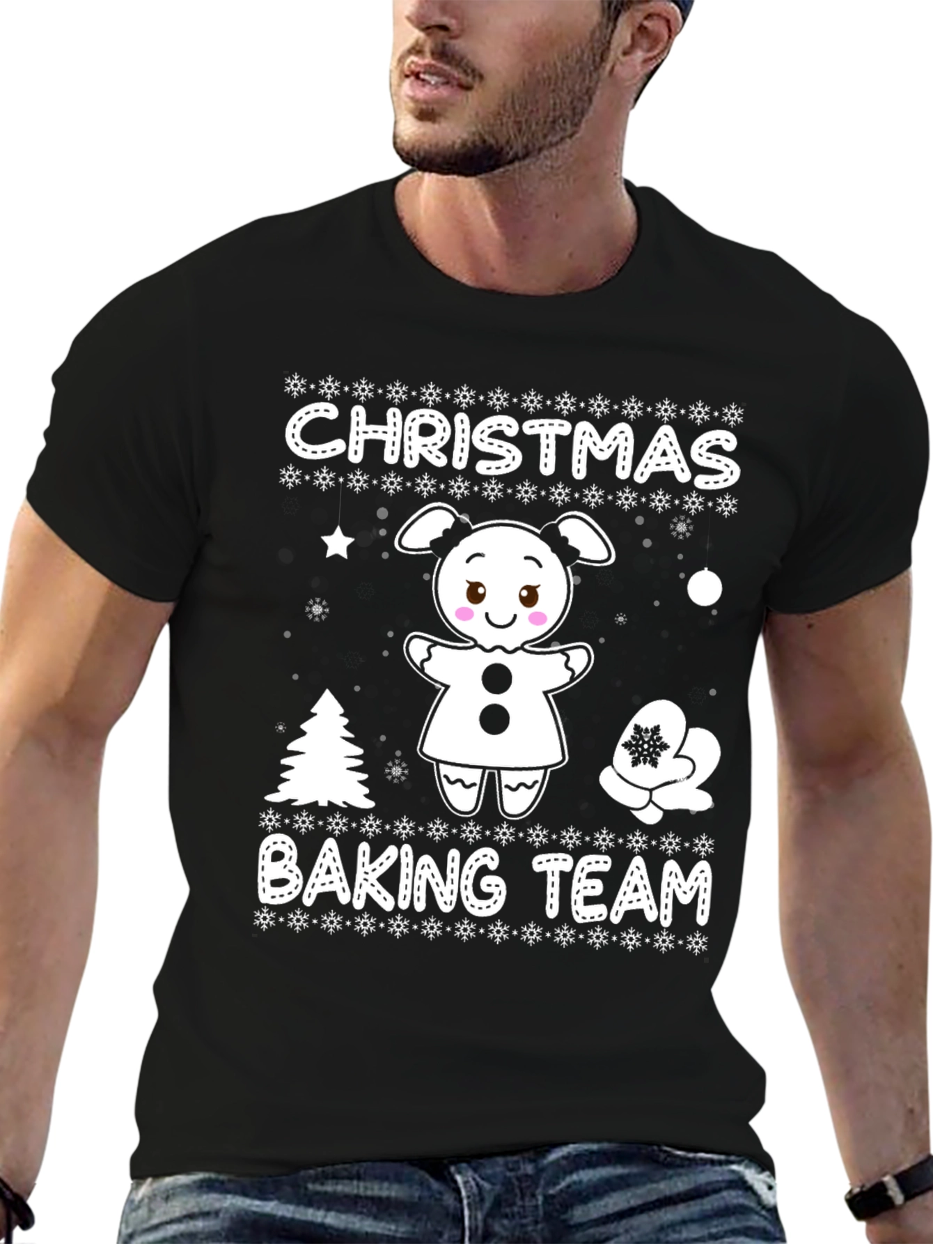 Christmas Baking Team Graphic T-Shirt