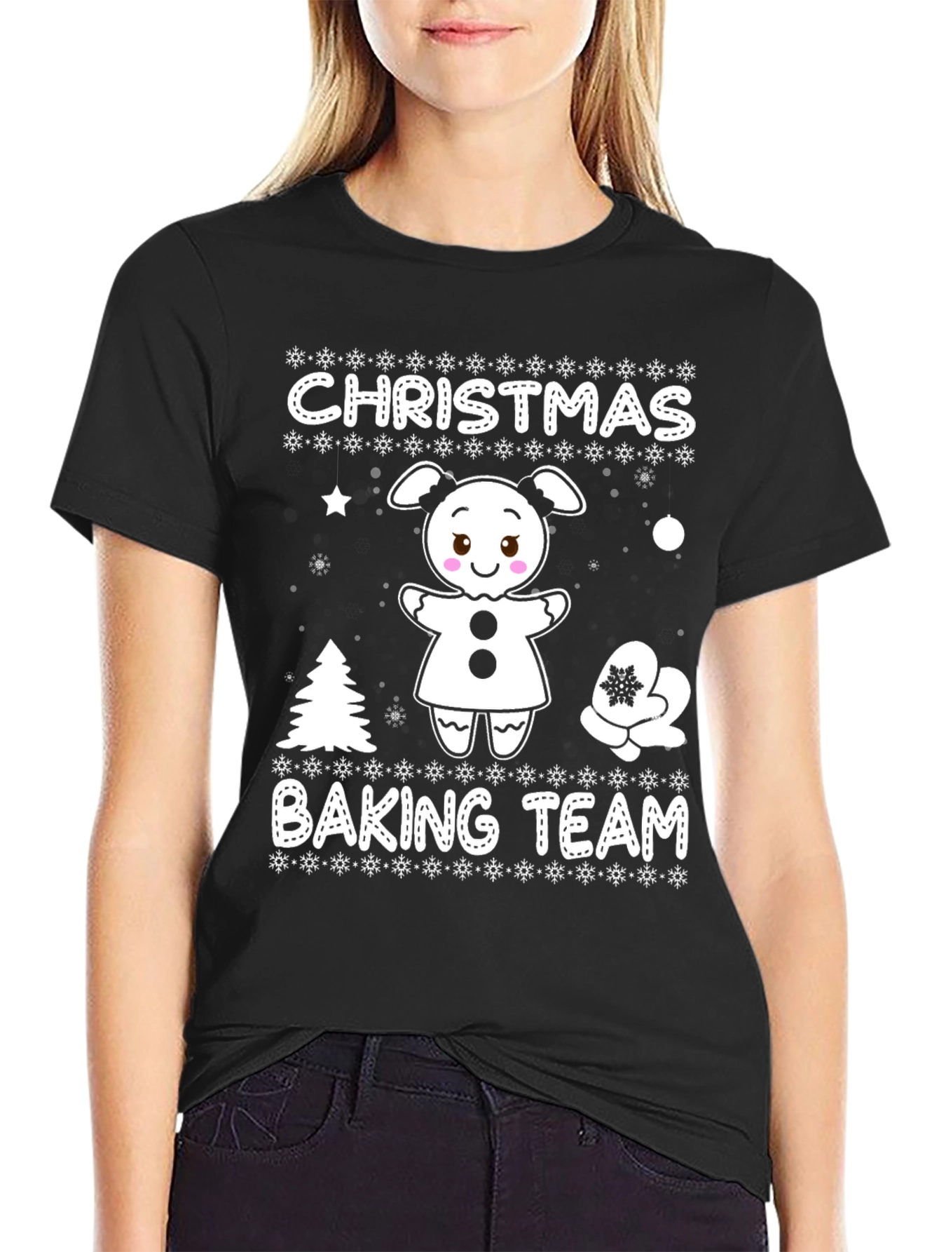 Christmas Baking Team Graphic T-Shirt