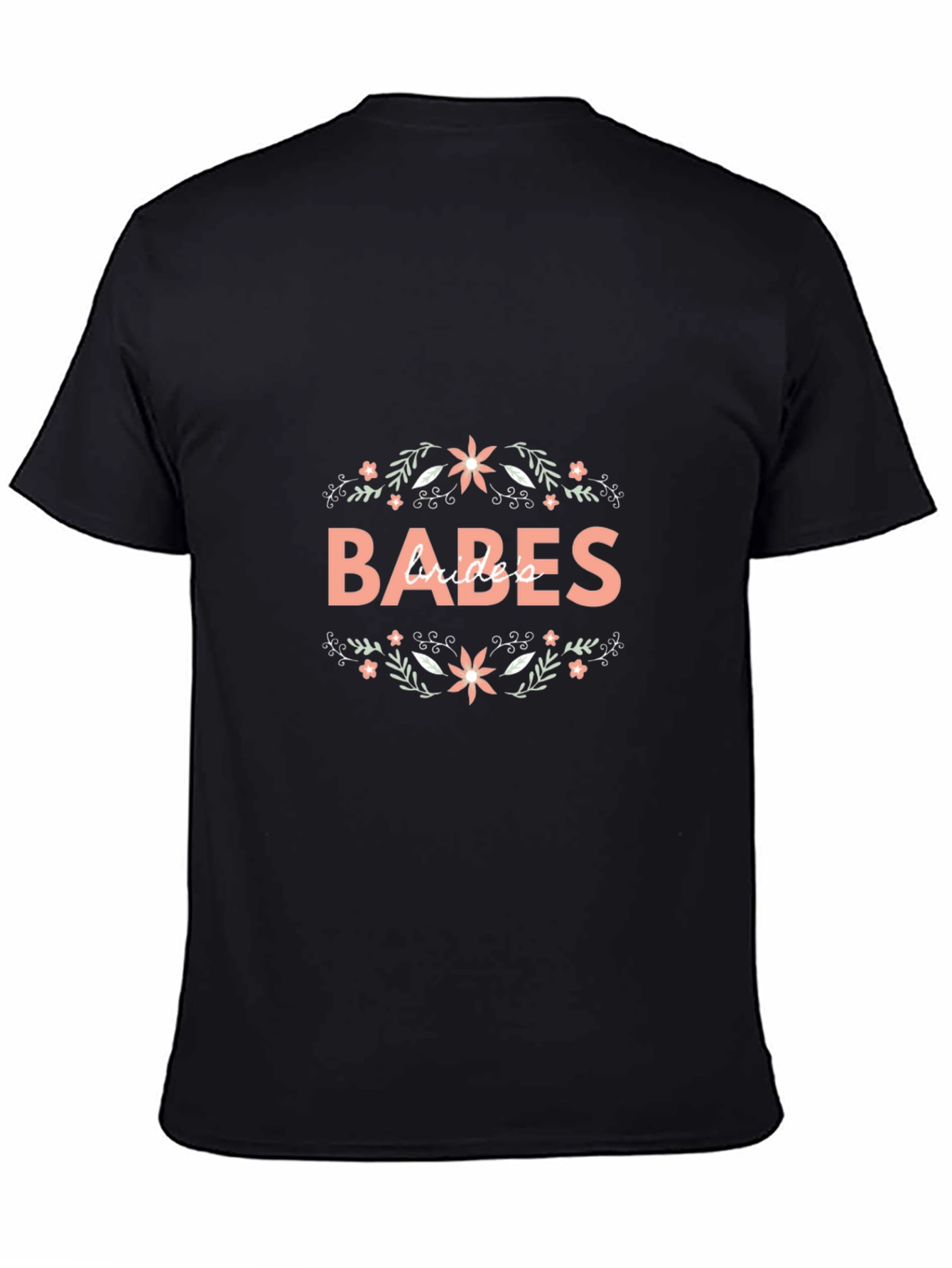 Floral Babes Graphic Tee - Black Unisex T-Shirt