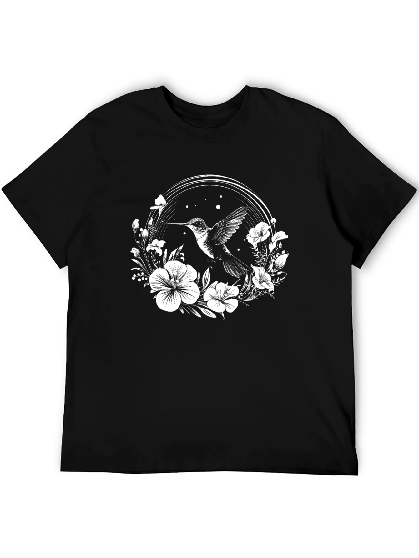 Hummingbird Floral Graphic Tee