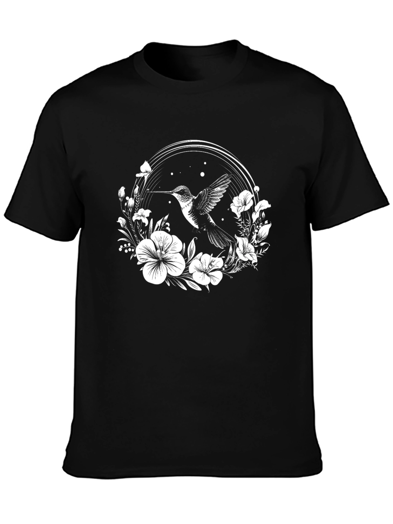 Hummingbird Floral Graphic Tee