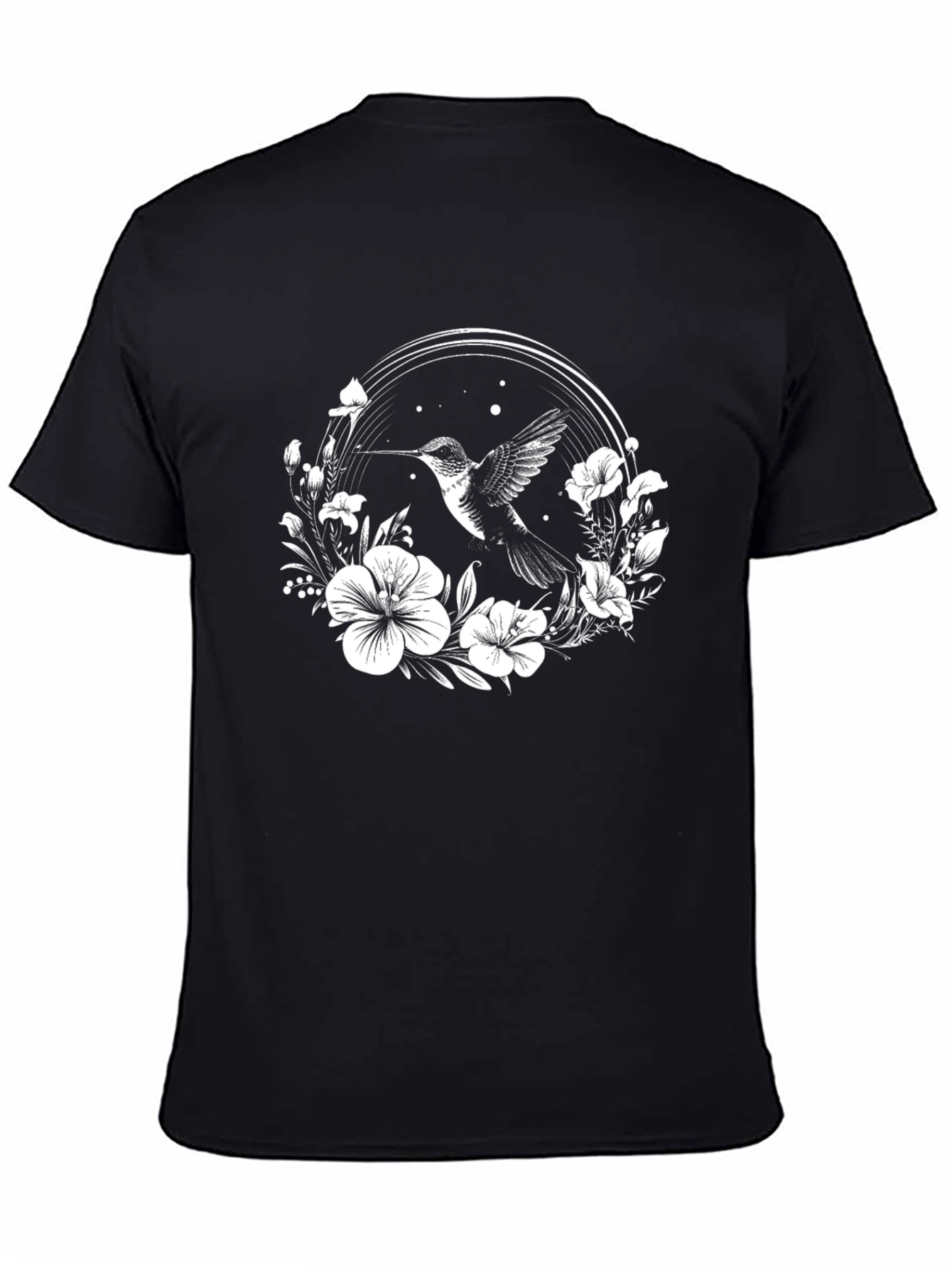 Hummingbird Floral Graphic Tee