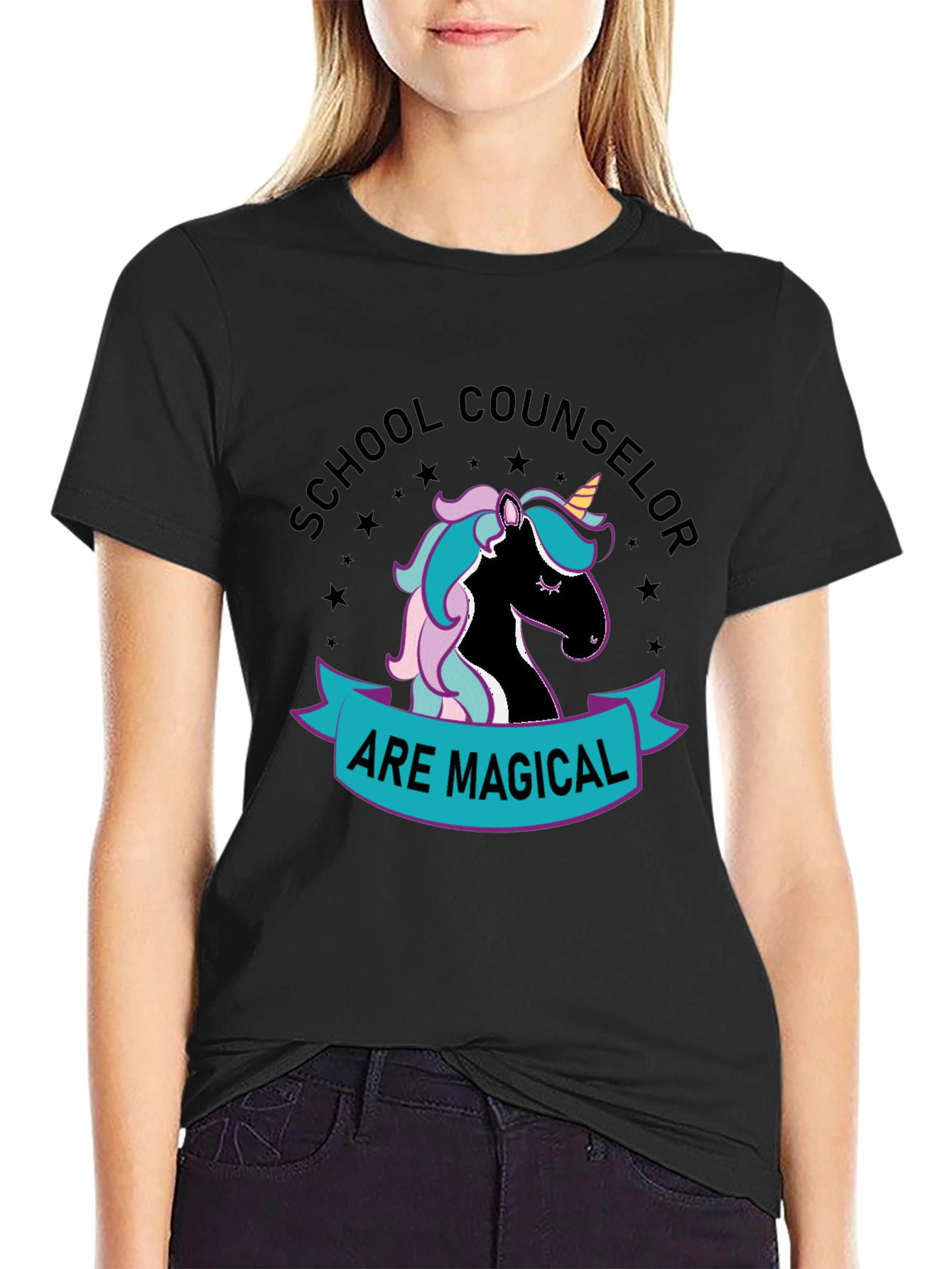 School Counselor Unicorn T-Shirt