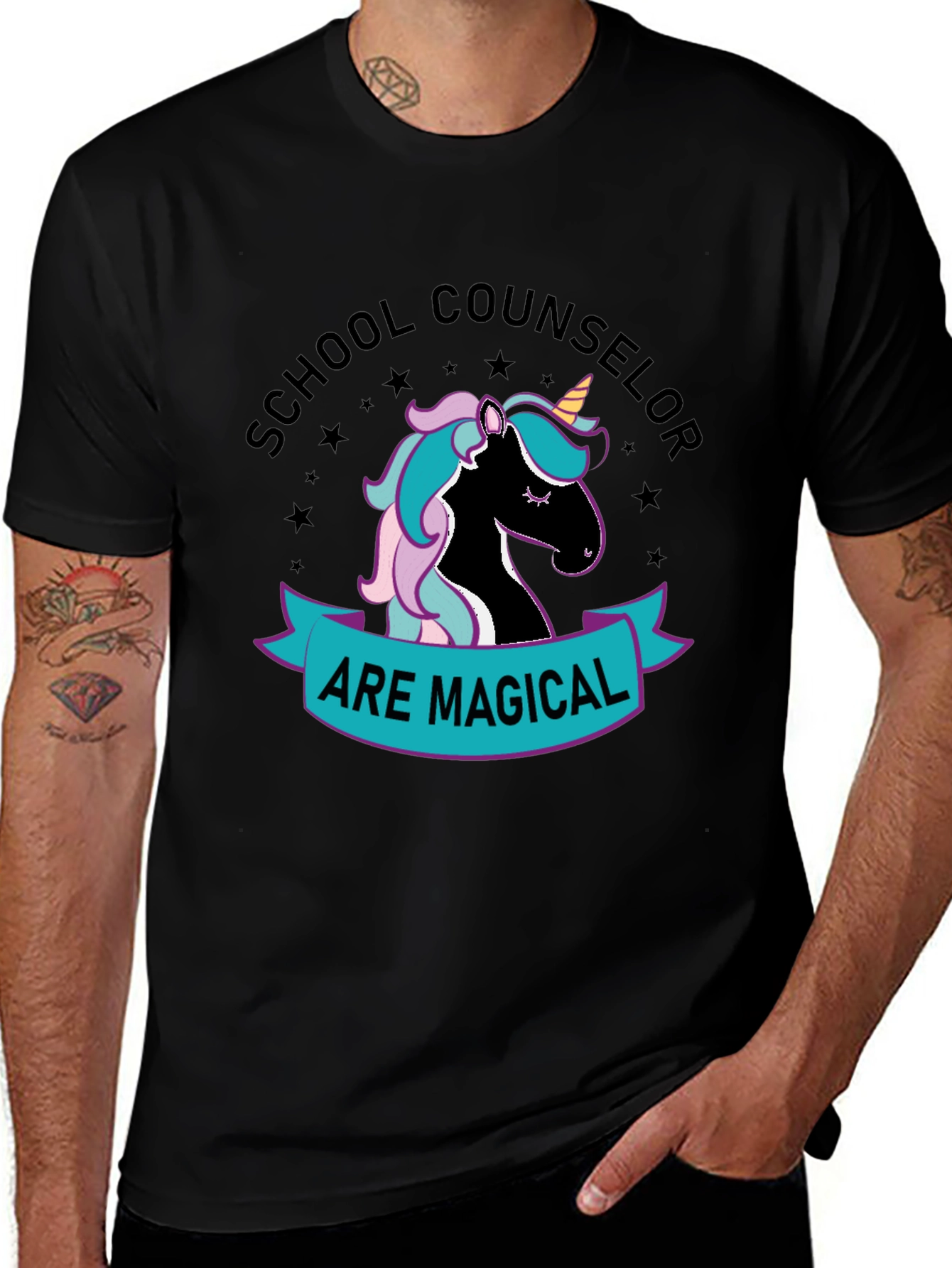 School Counselor Unicorn T-Shirt