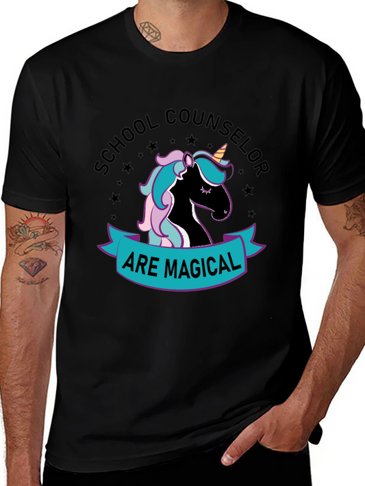 School Counselor Unicorn T-Shirt