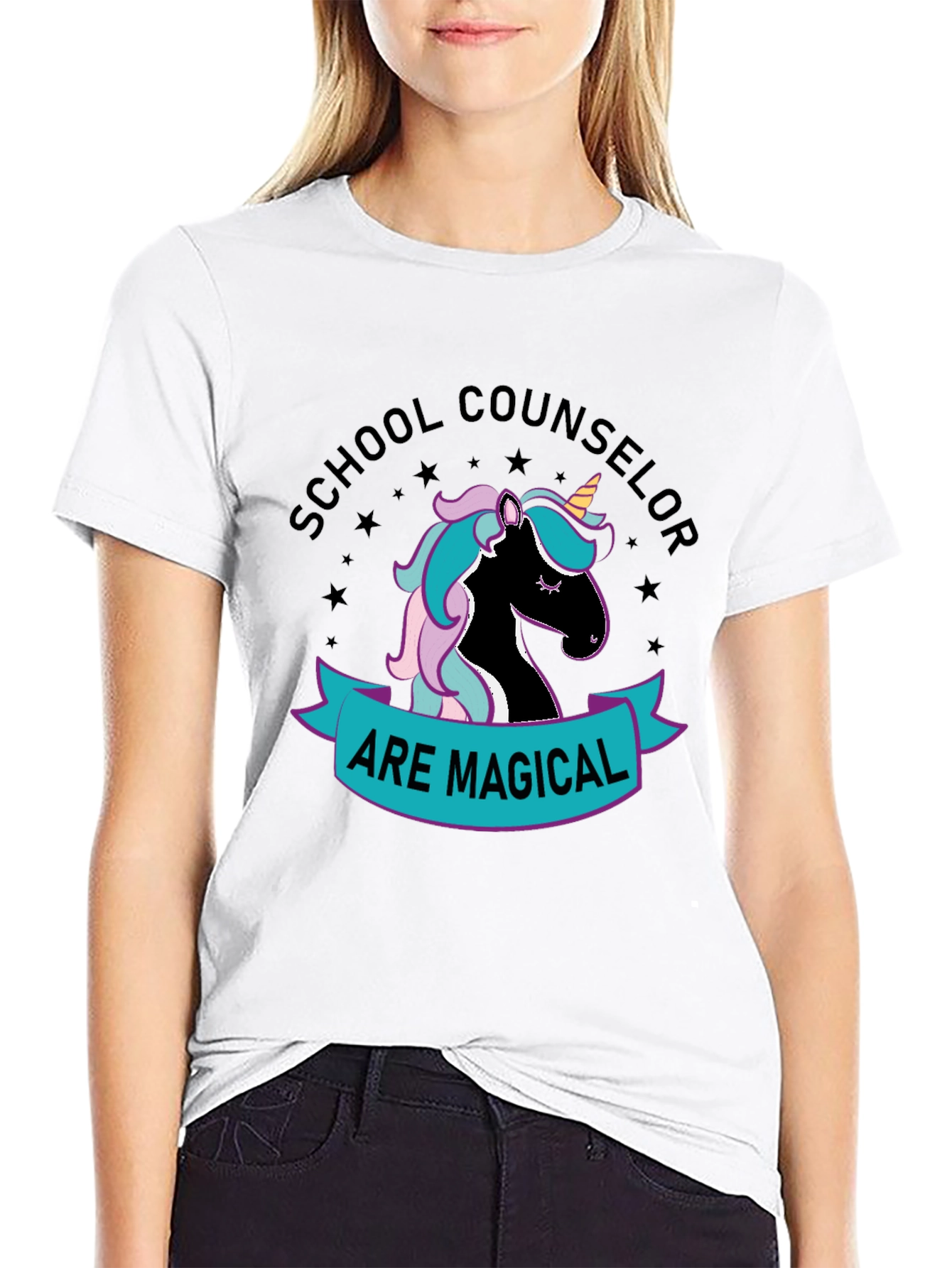 School Counselor Unicorn T-Shirt