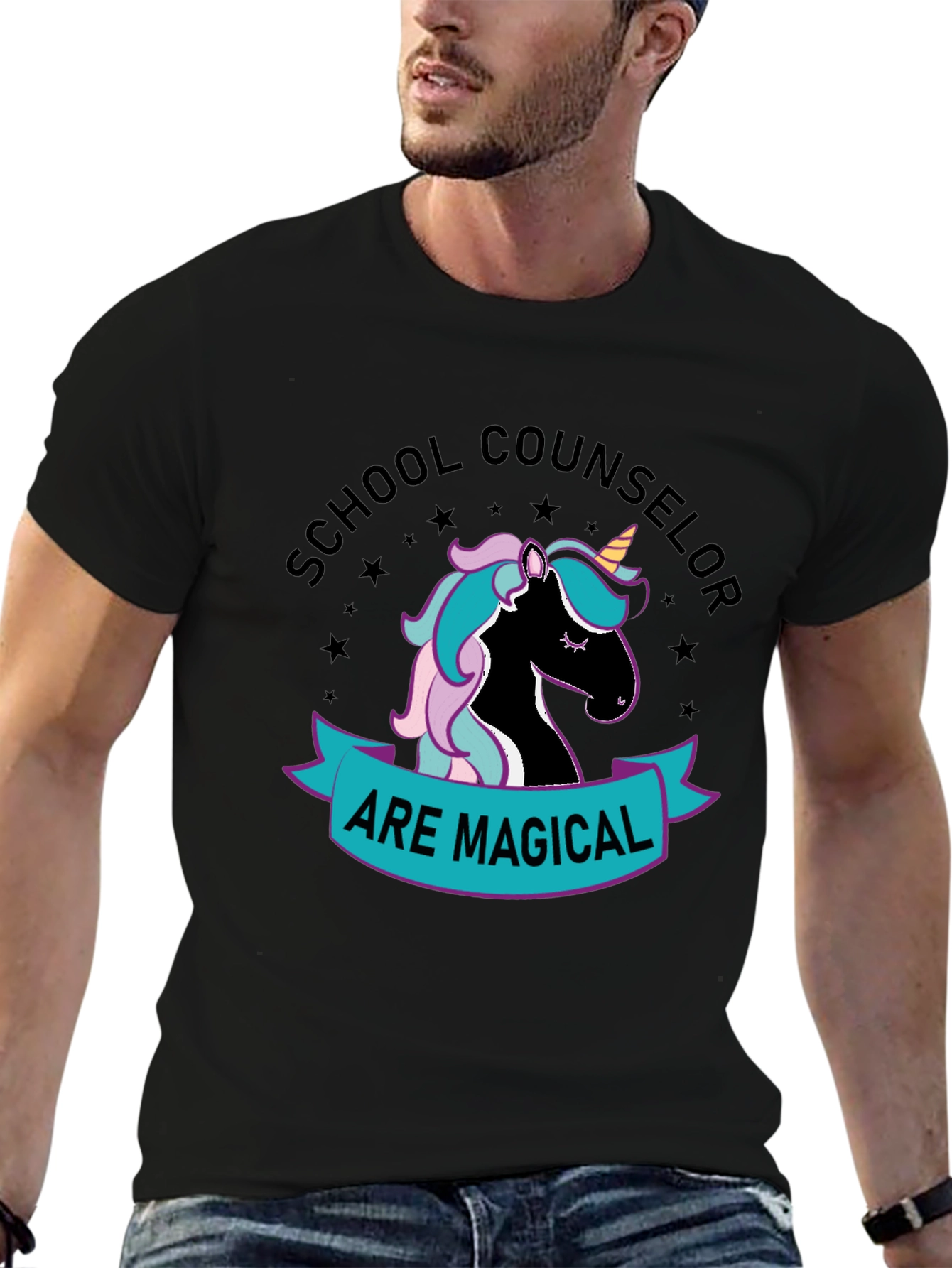 School Counselor Unicorn T-Shirt