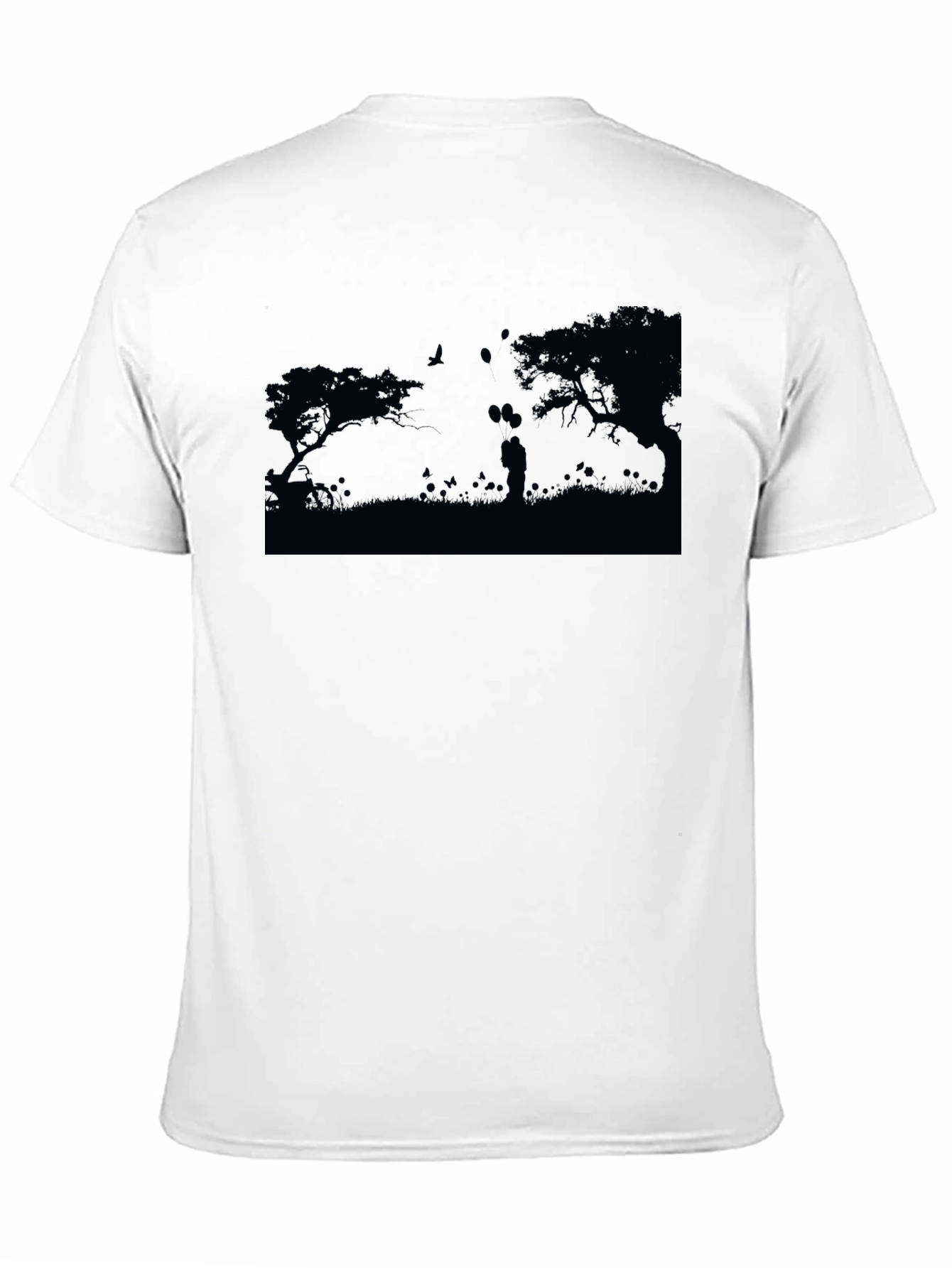Romantic Silhouette Graphic Tee - Unisex Soft Cotton