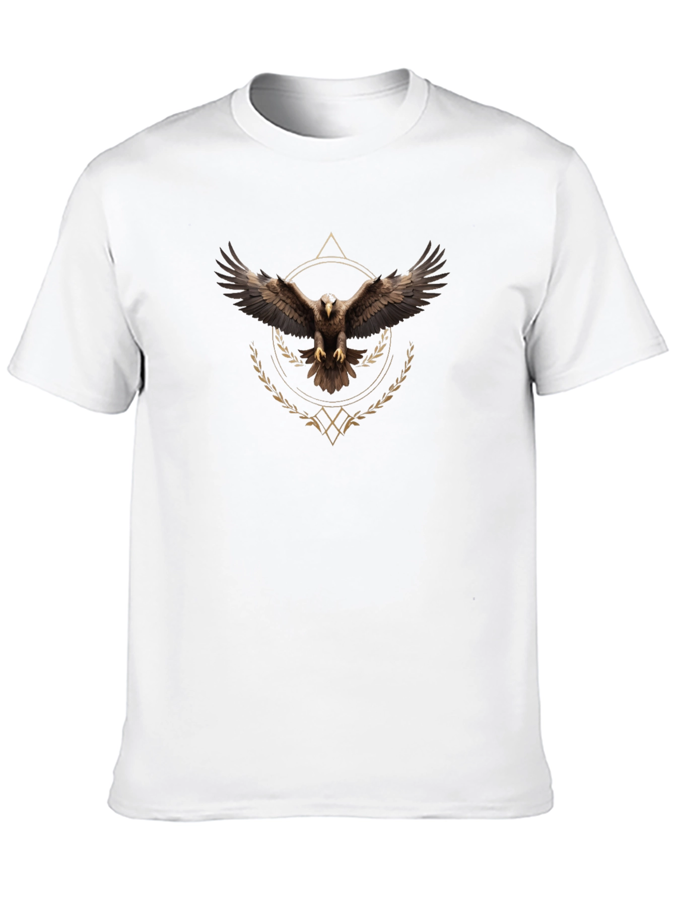 Eagle Graphic Tee - Black Cotton Blend