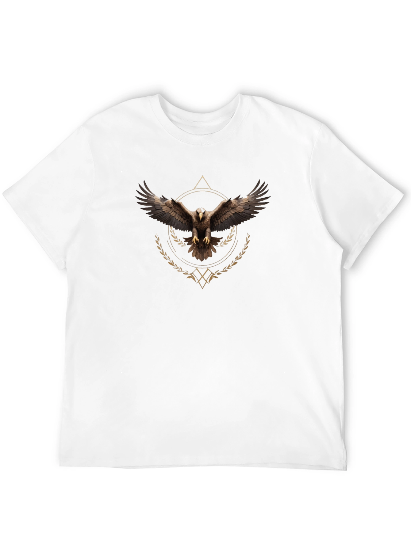 Eagle Graphic Tee - Black Cotton Blend