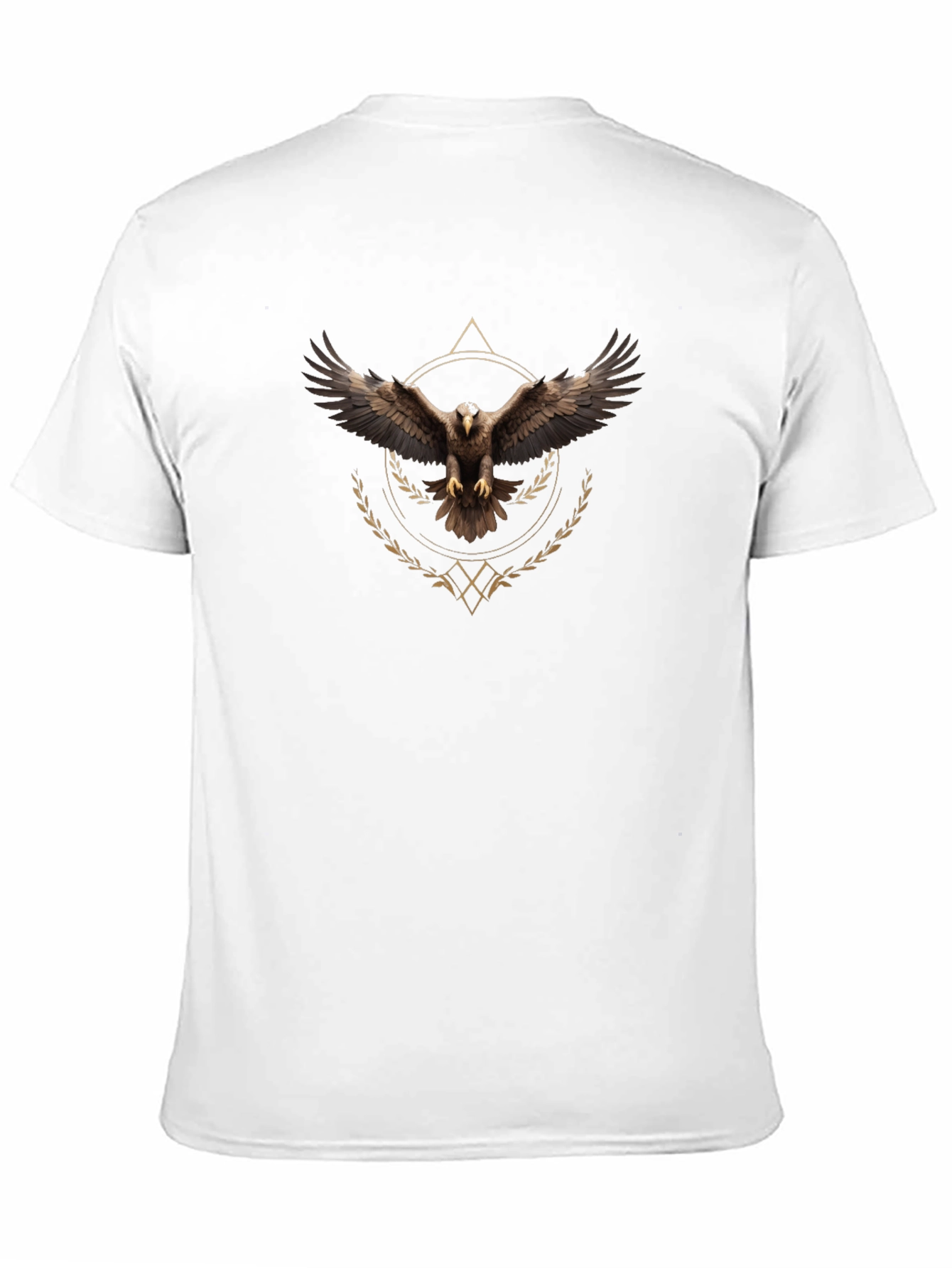 Eagle Graphic Tee - Black Cotton Blend