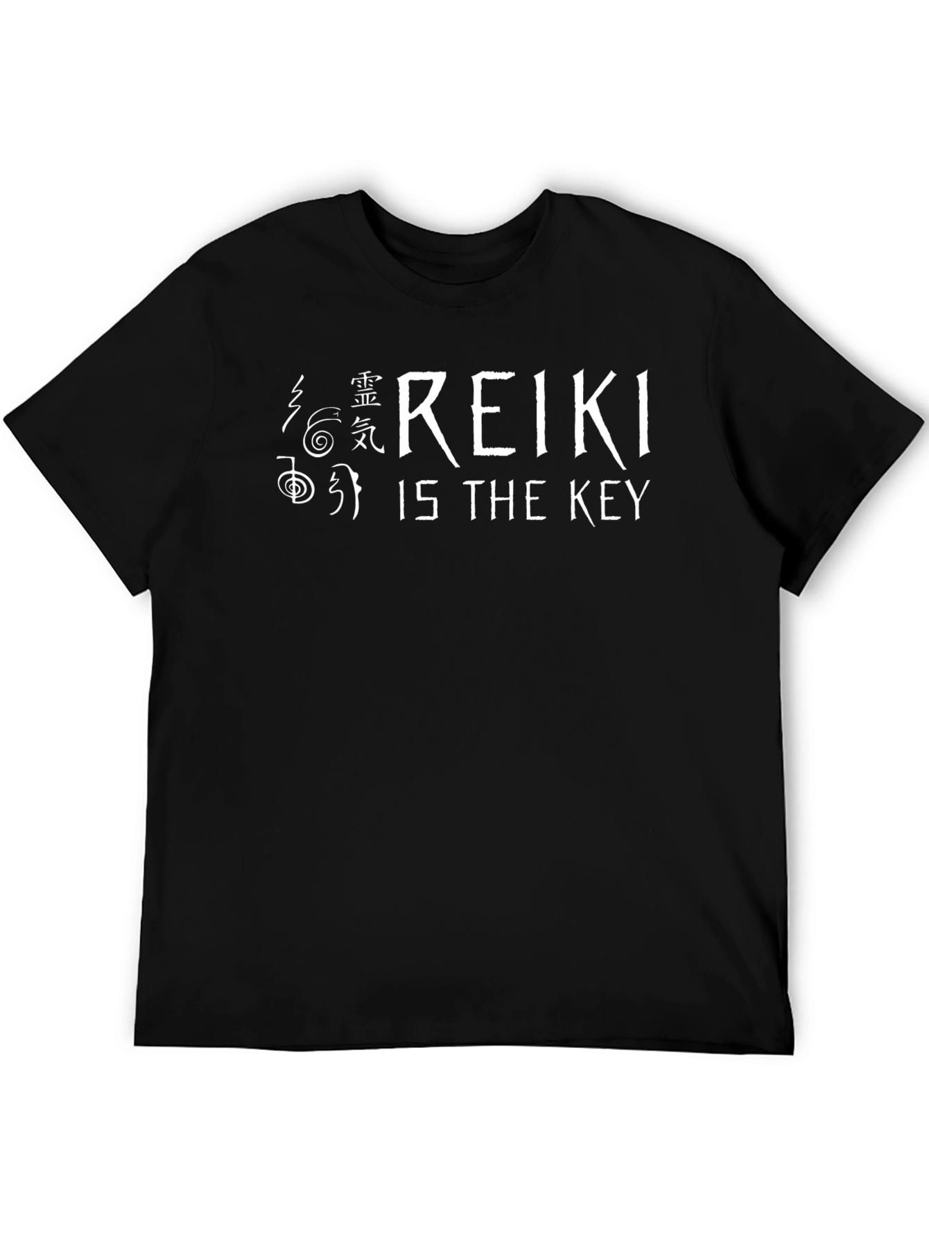 Reiki is the Key Graphic Tee - Black
