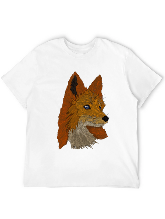 Fox Graphic Tee - Stylish Mens T-Shirt