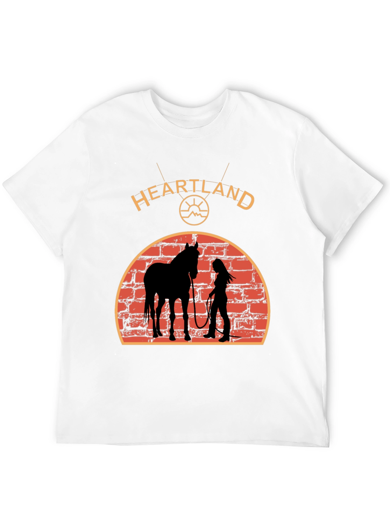 Heartland Horse Silhouette Graphic T-Shirt