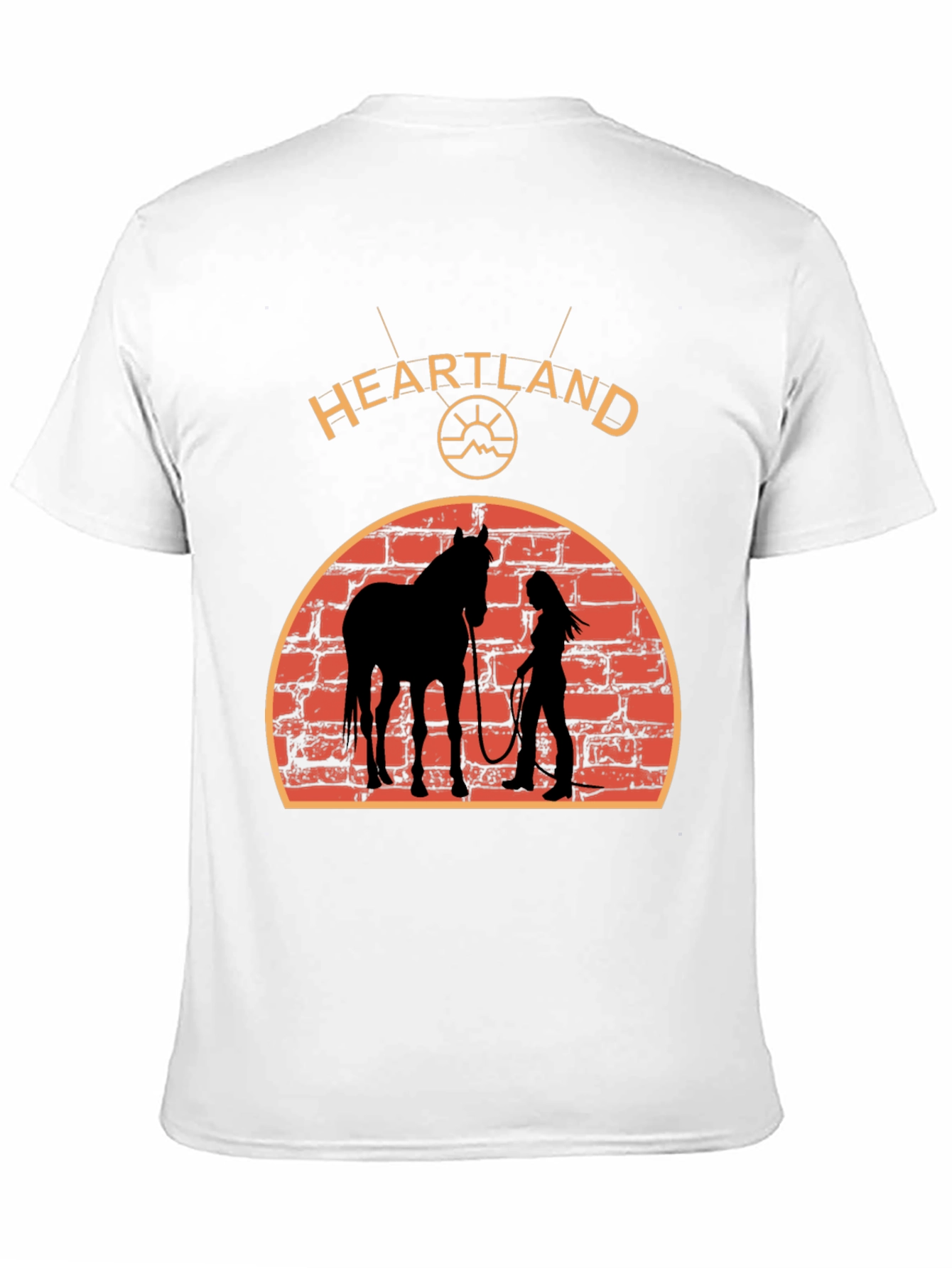 Heartland Horse Silhouette Graphic T-Shirt