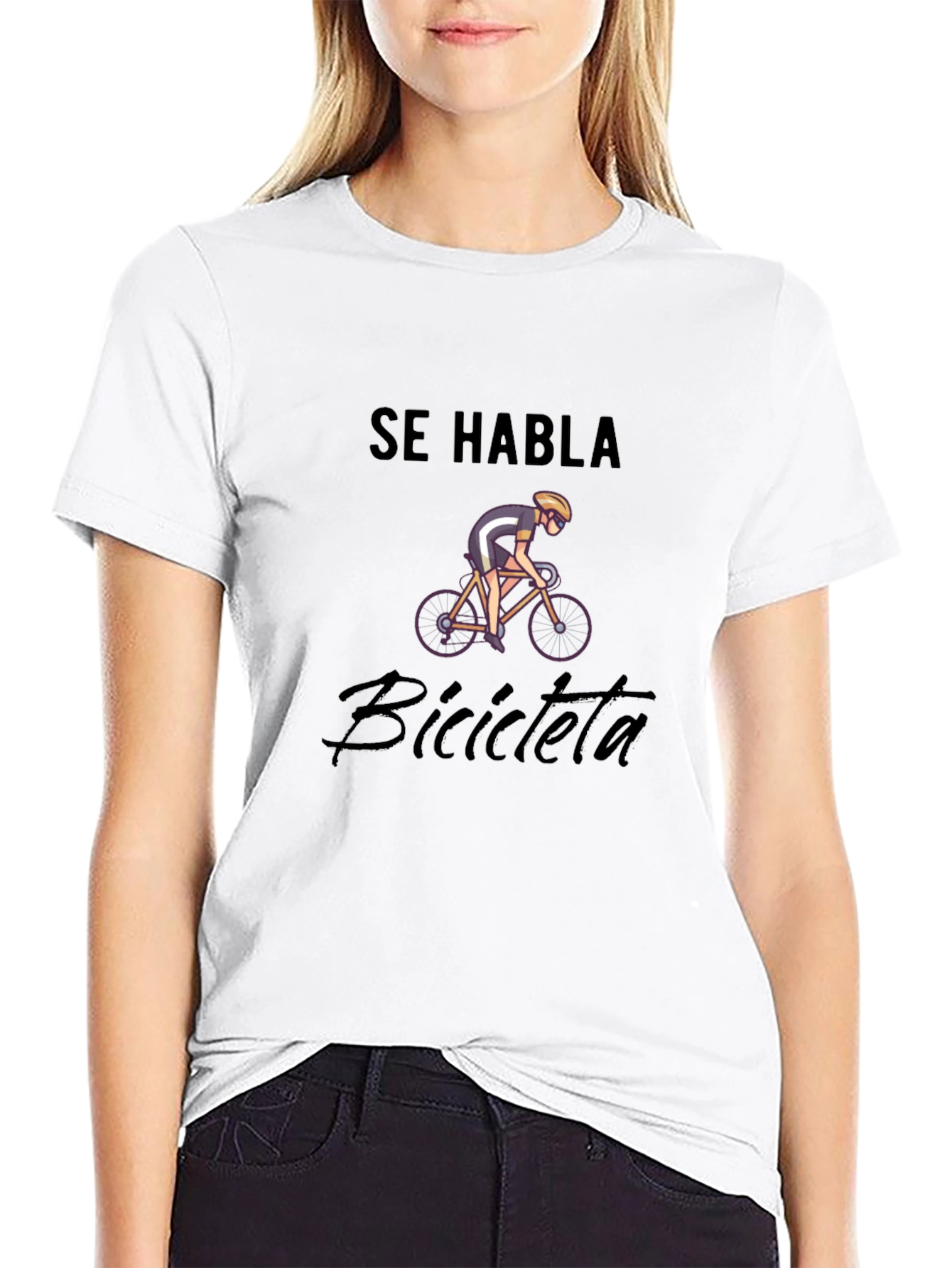 Se Habla Bicicleta T-Shirt - Cycling Enthusiast Tee