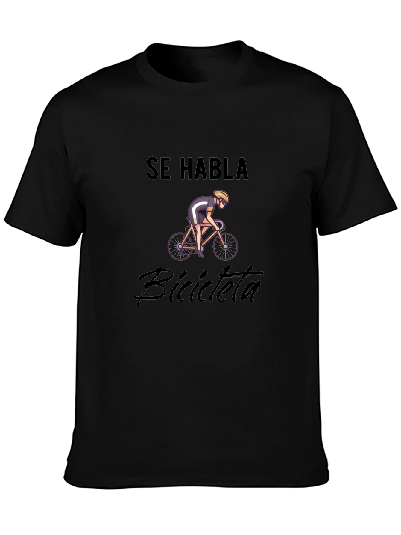 Se Habla Bicicleta T-Shirt - Cycling Enthusiast Tee