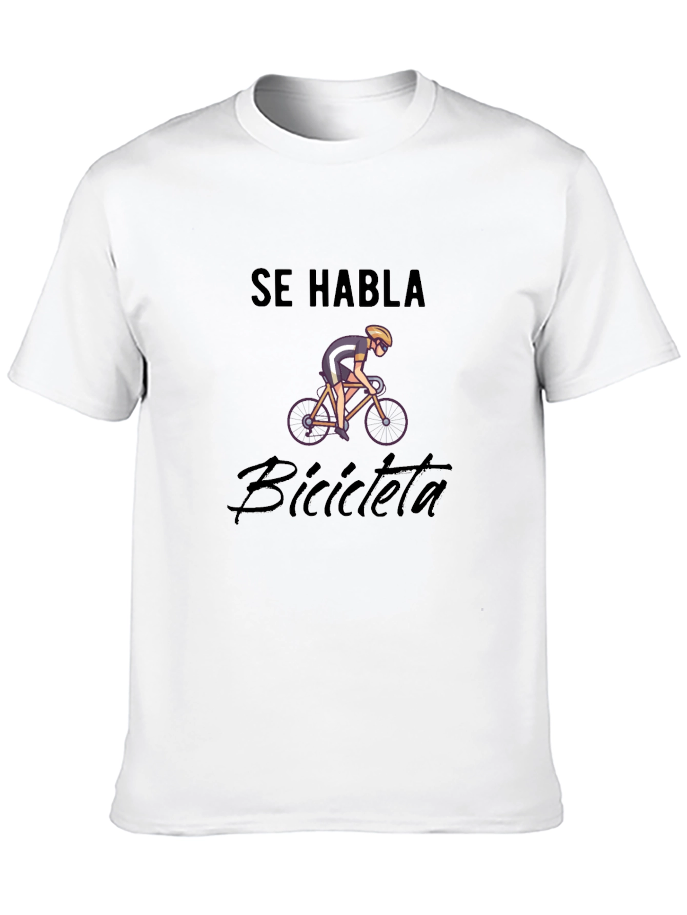 Se Habla Bicicleta T-Shirt - Cycling Enthusiast Tee