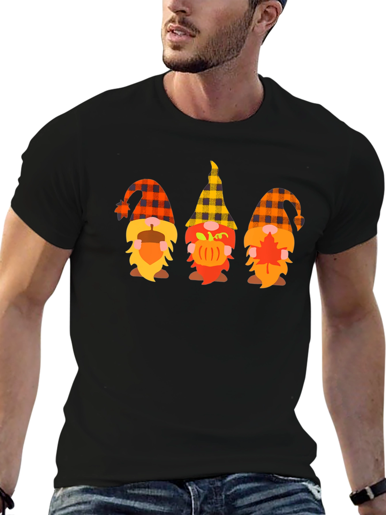 Fall Gnomes T-Shirt Thanksgiving Tee