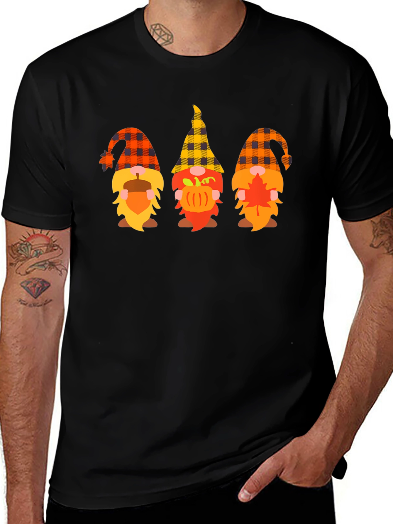 Fall Gnomes T-Shirt Thanksgiving Tee