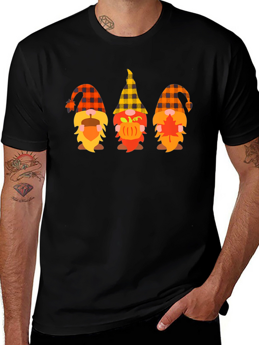 Fall Gnomes T-Shirt Thanksgiving Tee