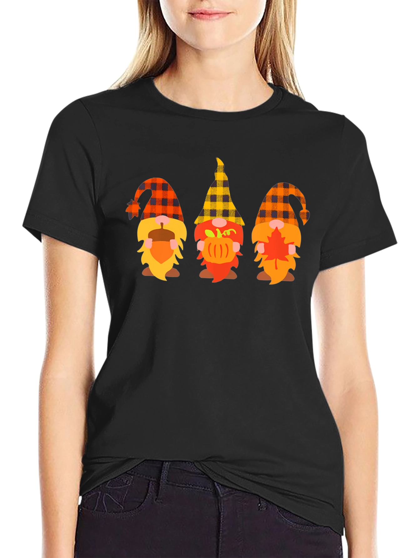 Fall Gnomes T-Shirt Thanksgiving Tee