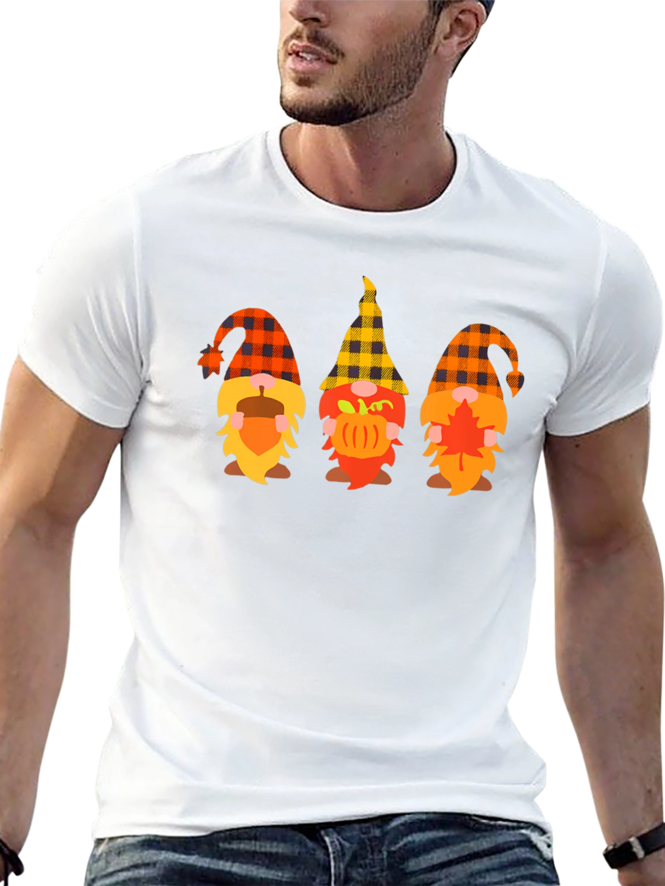 Fall Gnomes T-Shirt Thanksgiving Tee