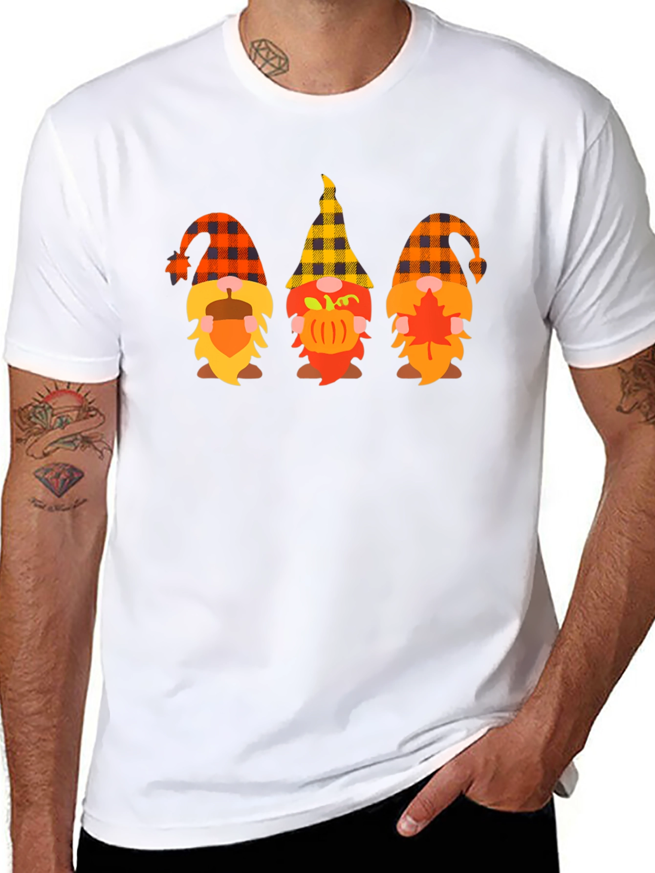 Fall Gnomes T-Shirt Thanksgiving Tee