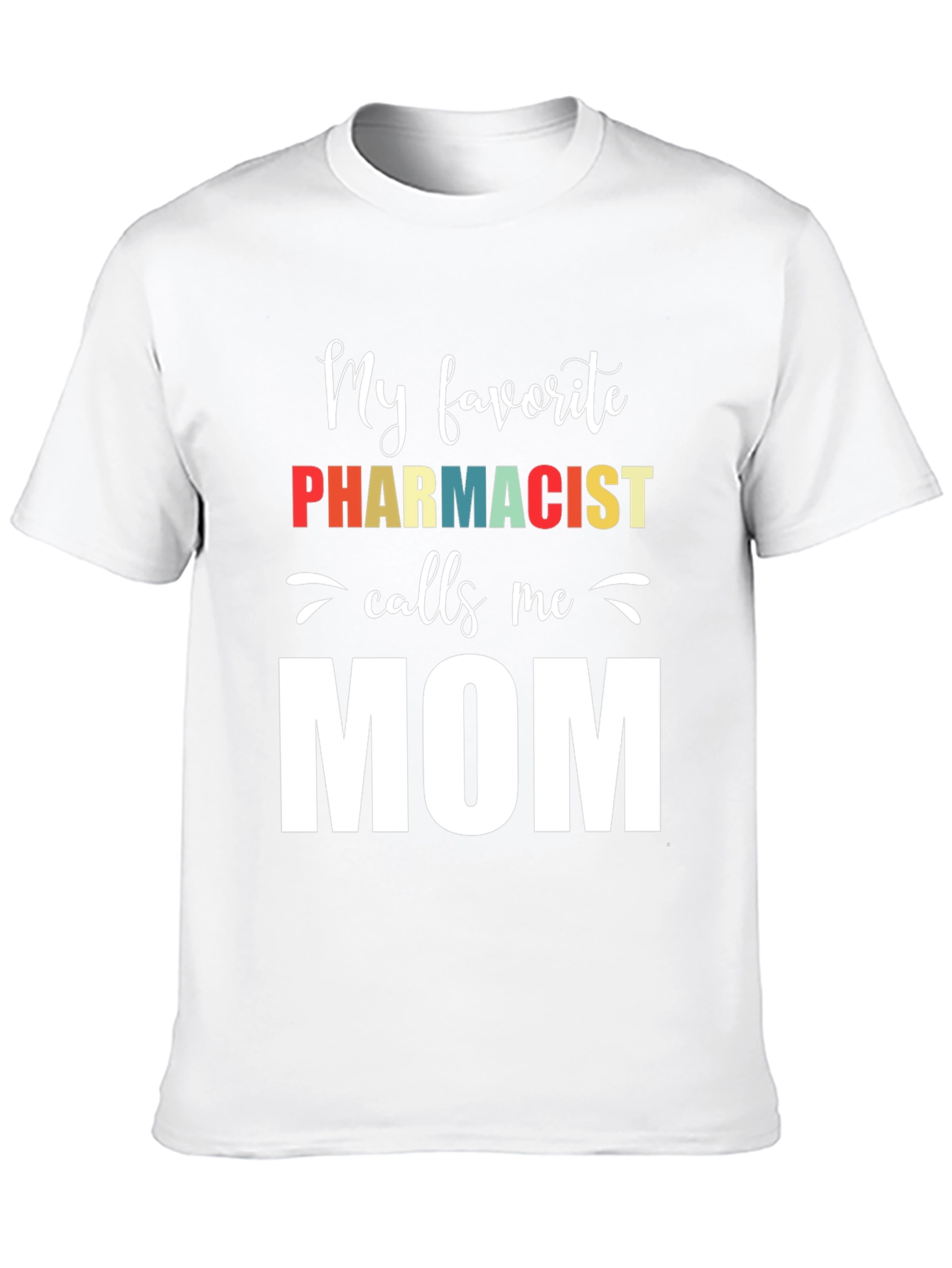 Pharmacist Mom Graphic T-Shirt - Black