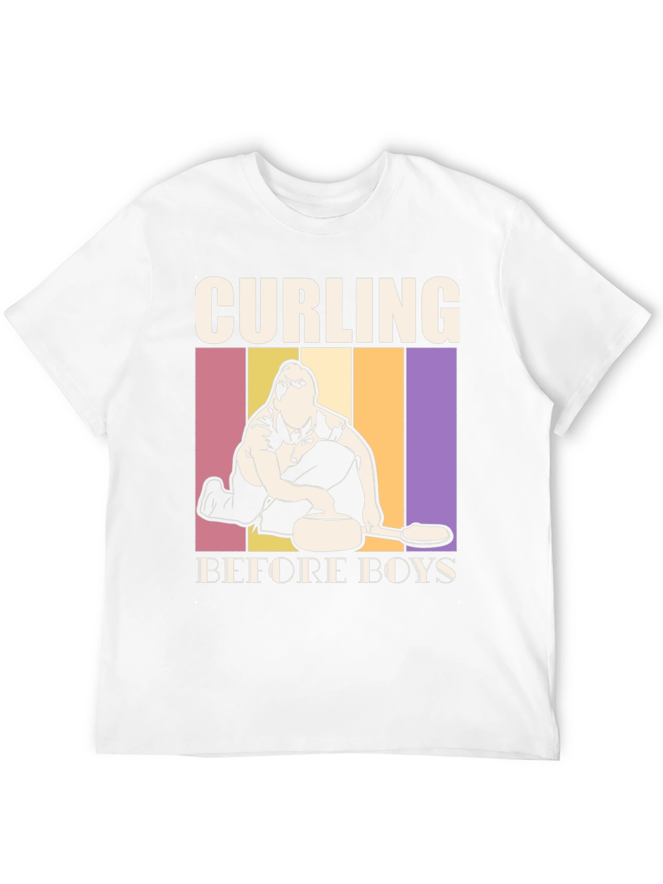 Curling Before Boys T-Shirt