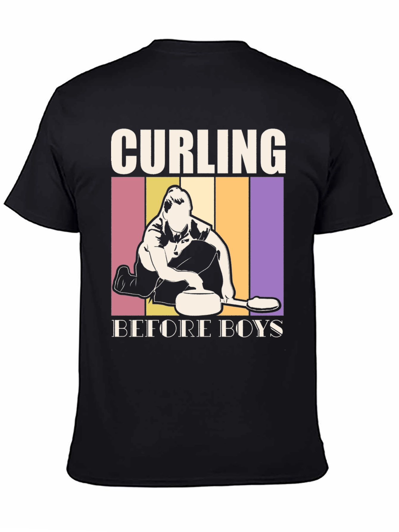 Curling Before Boys T-Shirt