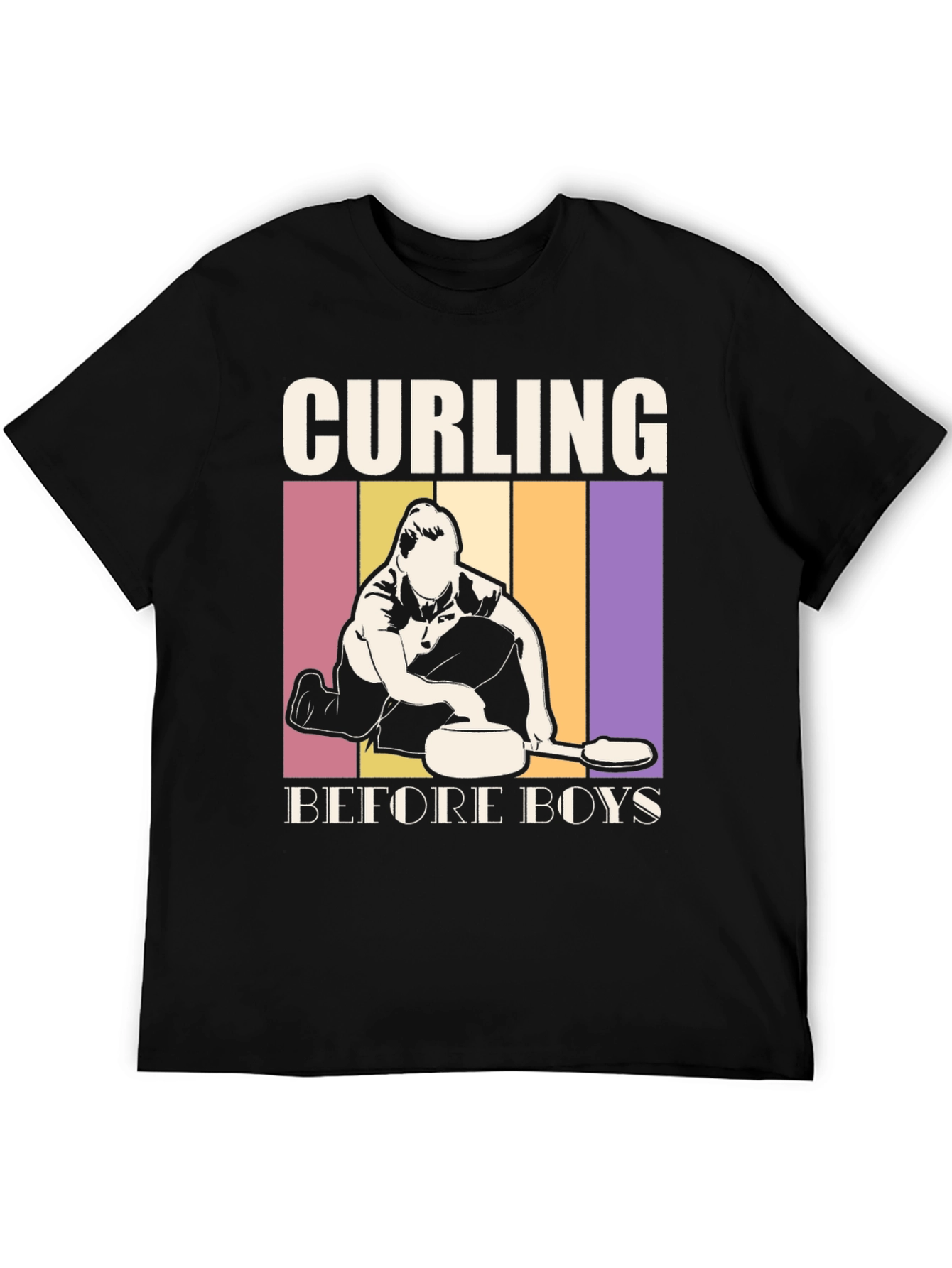 Curling Before Boys T-Shirt