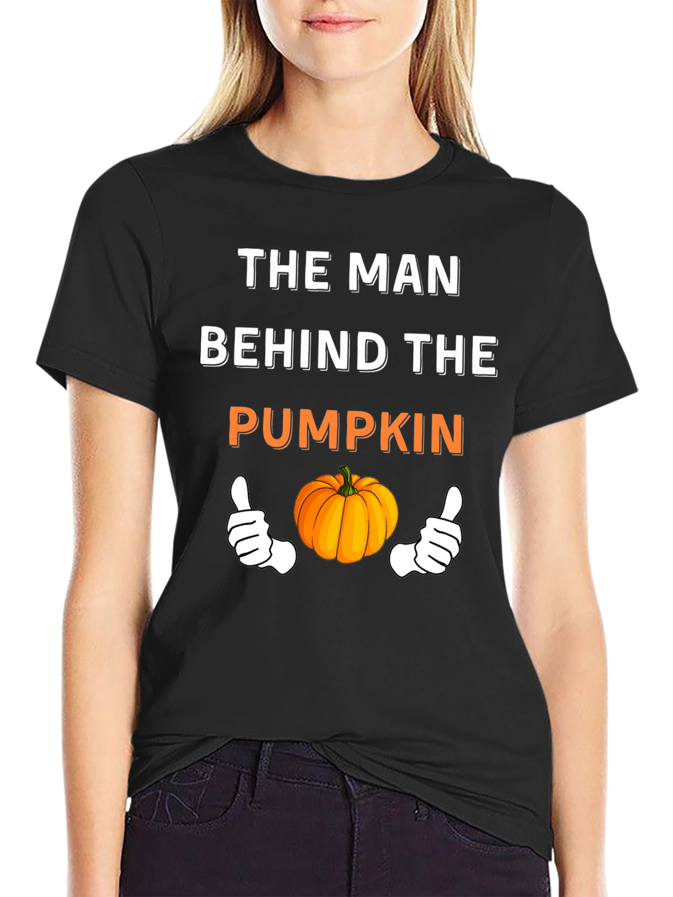 The Man Behind the Pumpkin Halloween T-Shirt