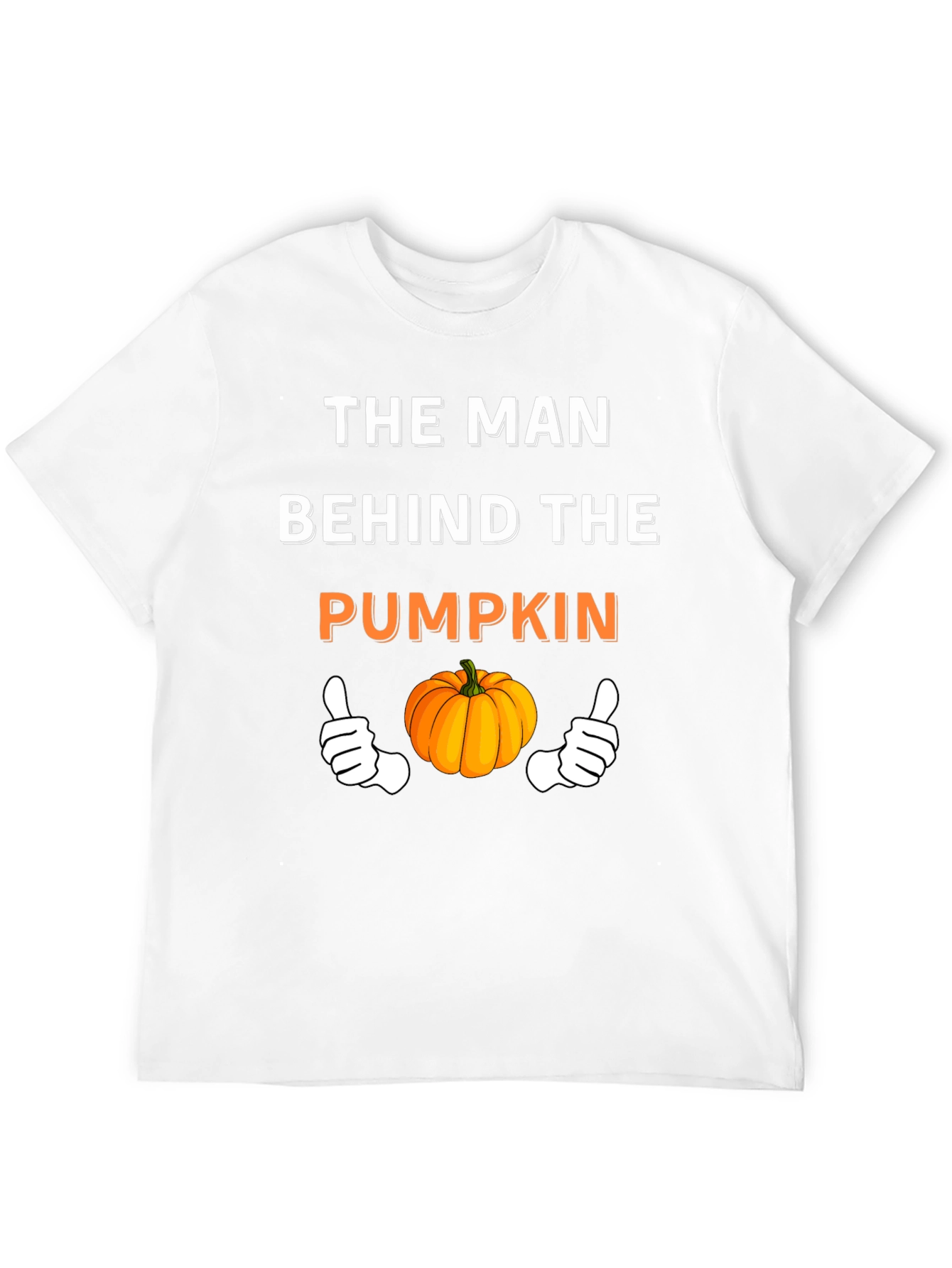 The Man Behind the Pumpkin Halloween T-Shirt