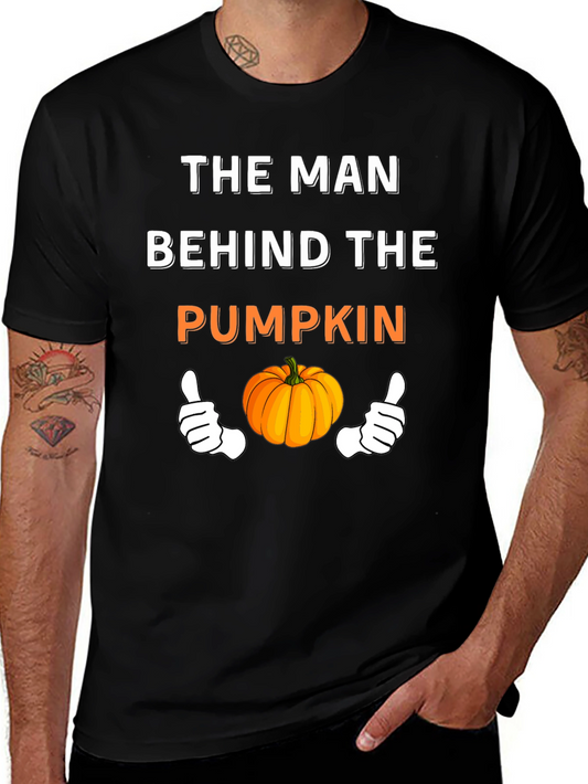 The Man Behind the Pumpkin Halloween T-Shirt