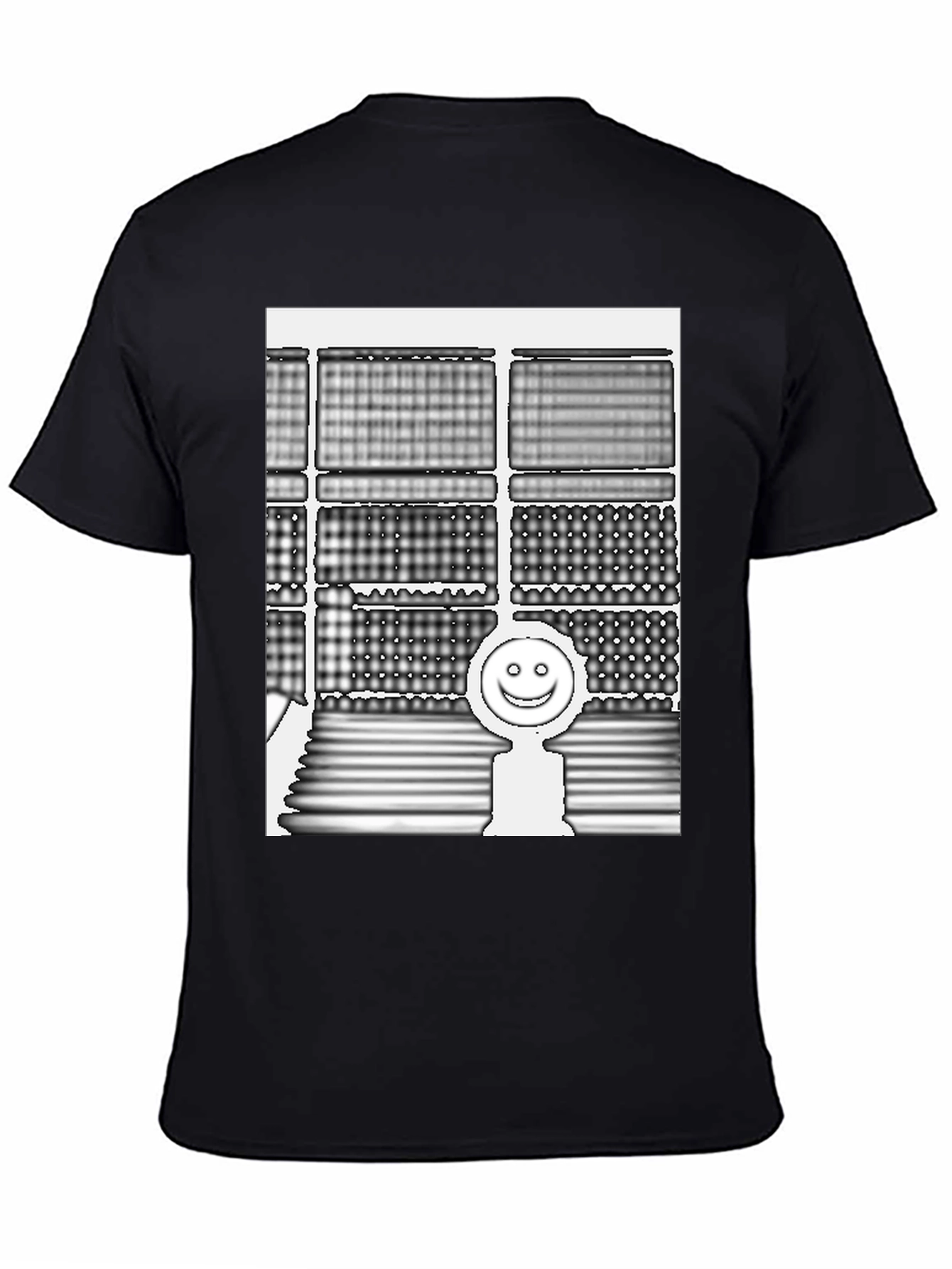 Modern Art Graphic Tee - Unisex Black T-Shirt