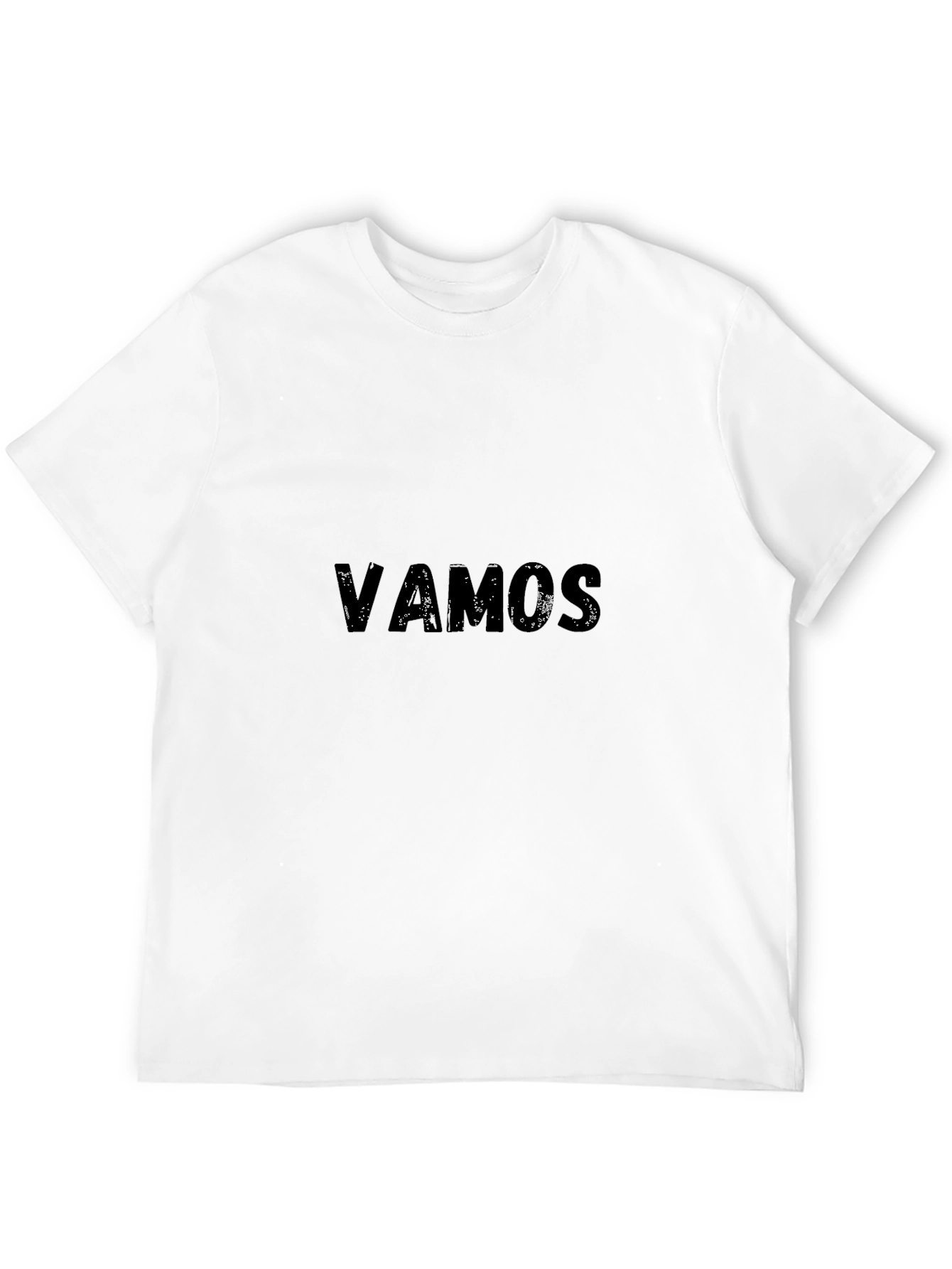 Stylish Black VAMOS Graphic Tee