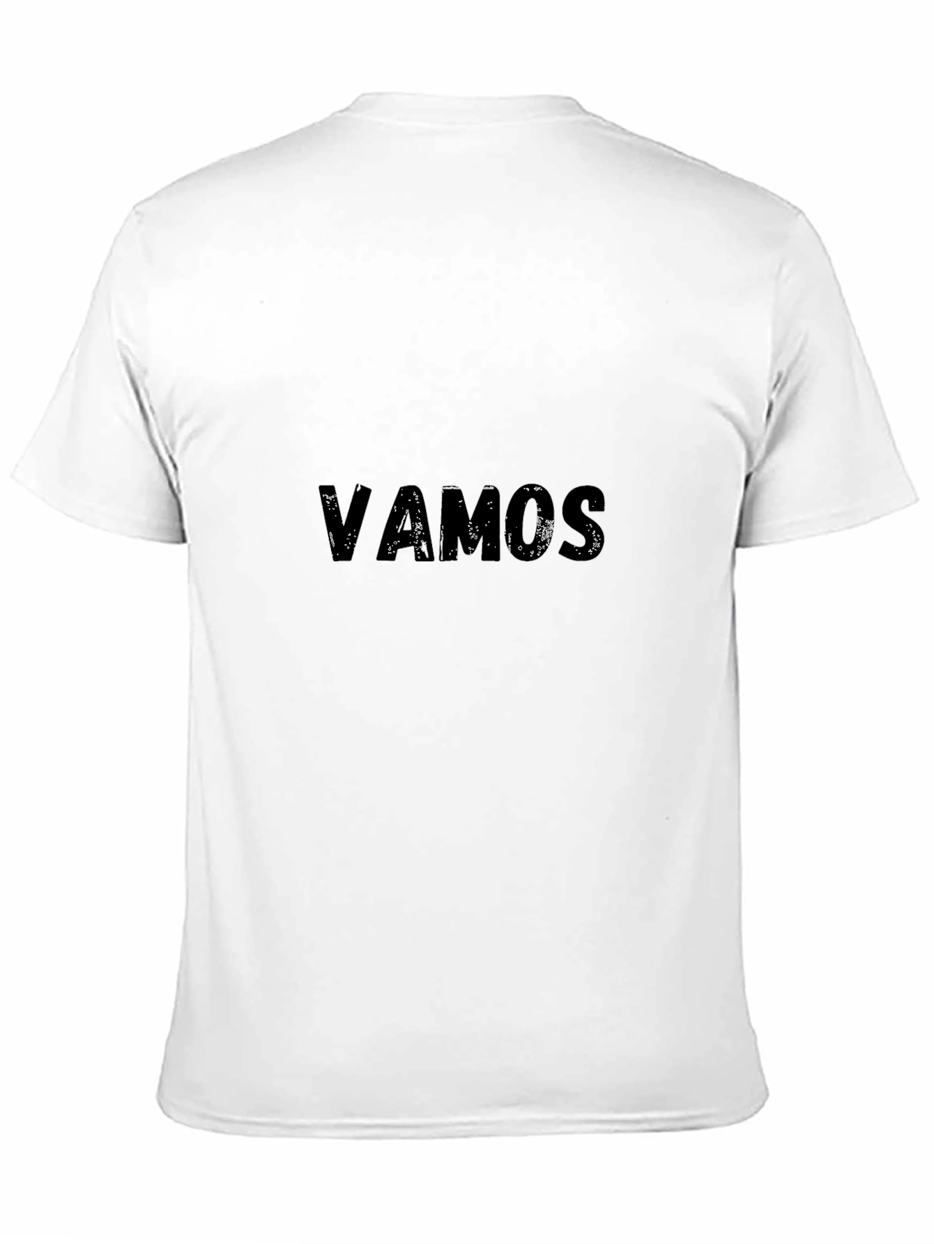 Stylish Black VAMOS Graphic Tee