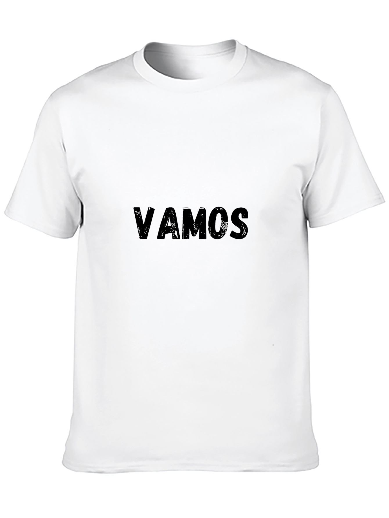 Stylish Black VAMOS Graphic Tee