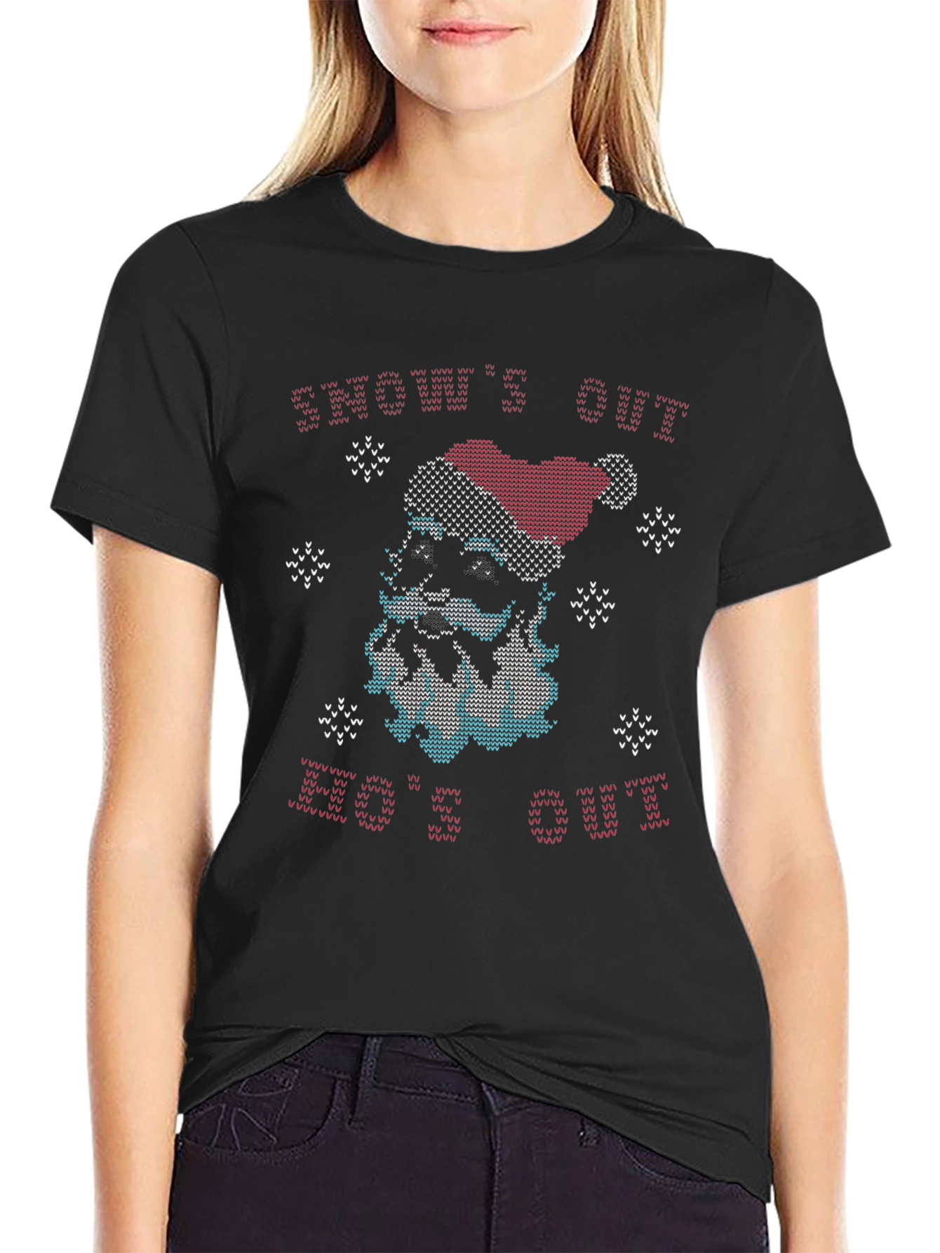 Snows Out Bros Out Christmas Sweater T-Shirt