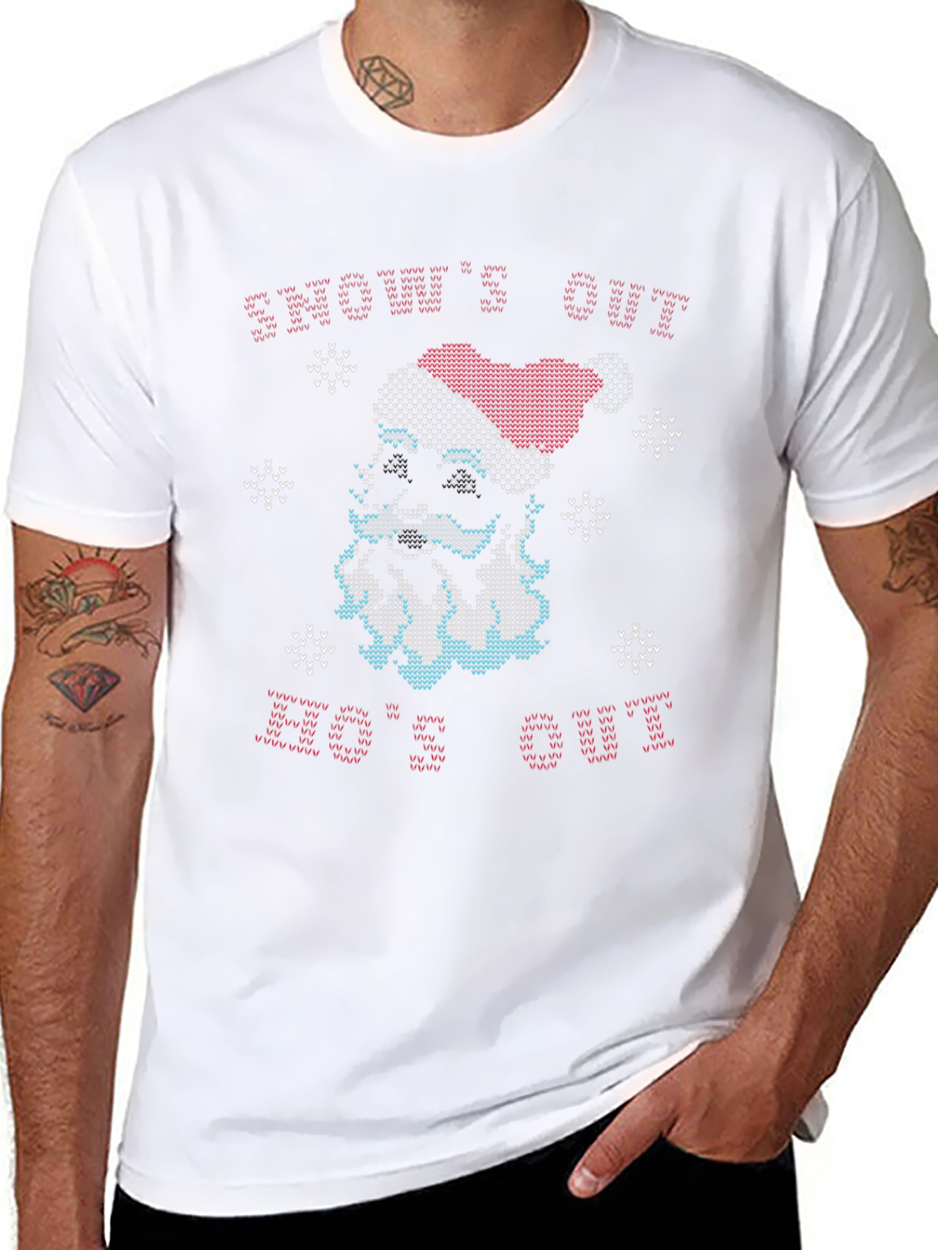 Snows Out Bros Out Christmas Sweater T-Shirt