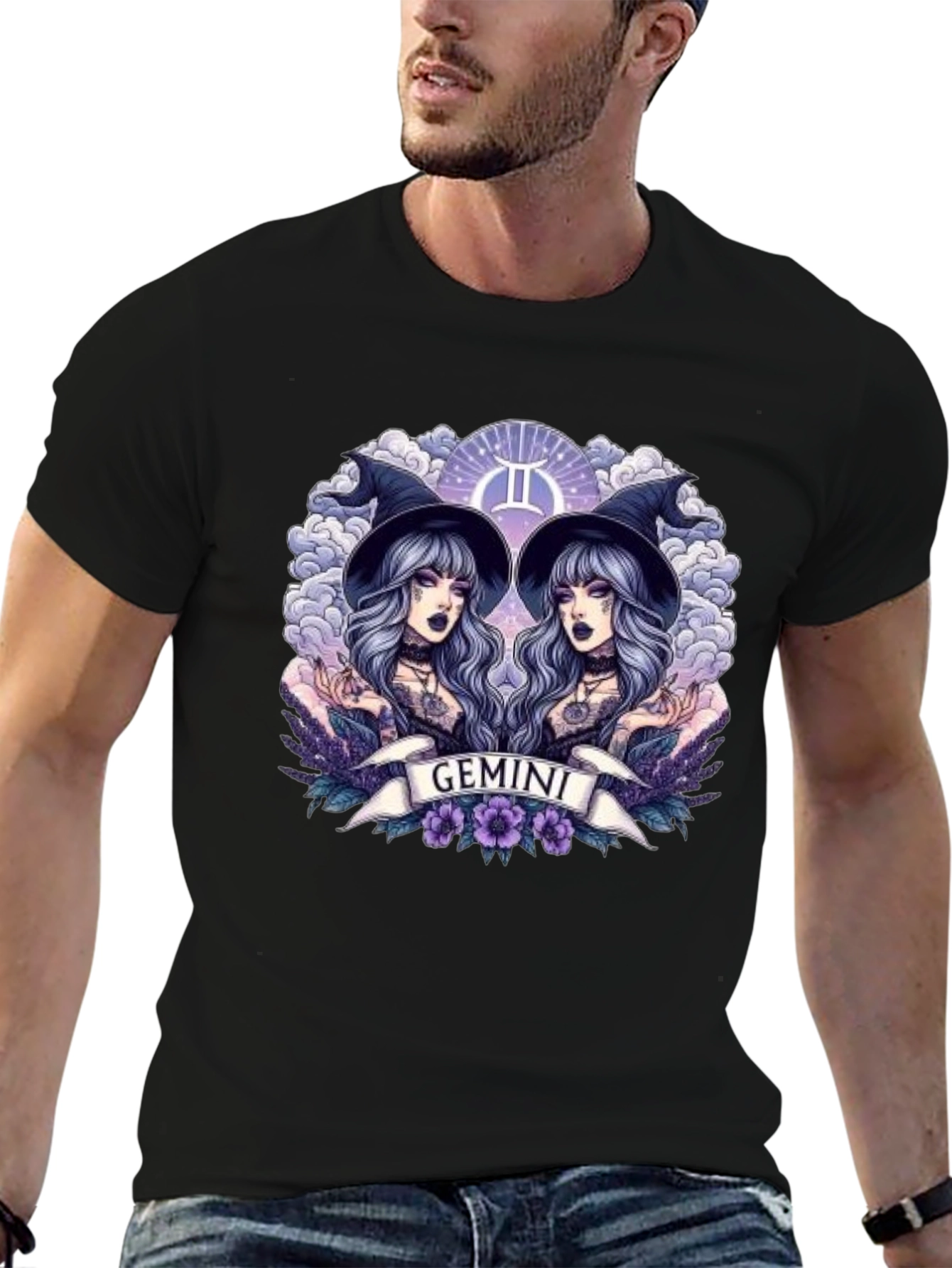 Gemini Zodiac Graphic T-Shirt