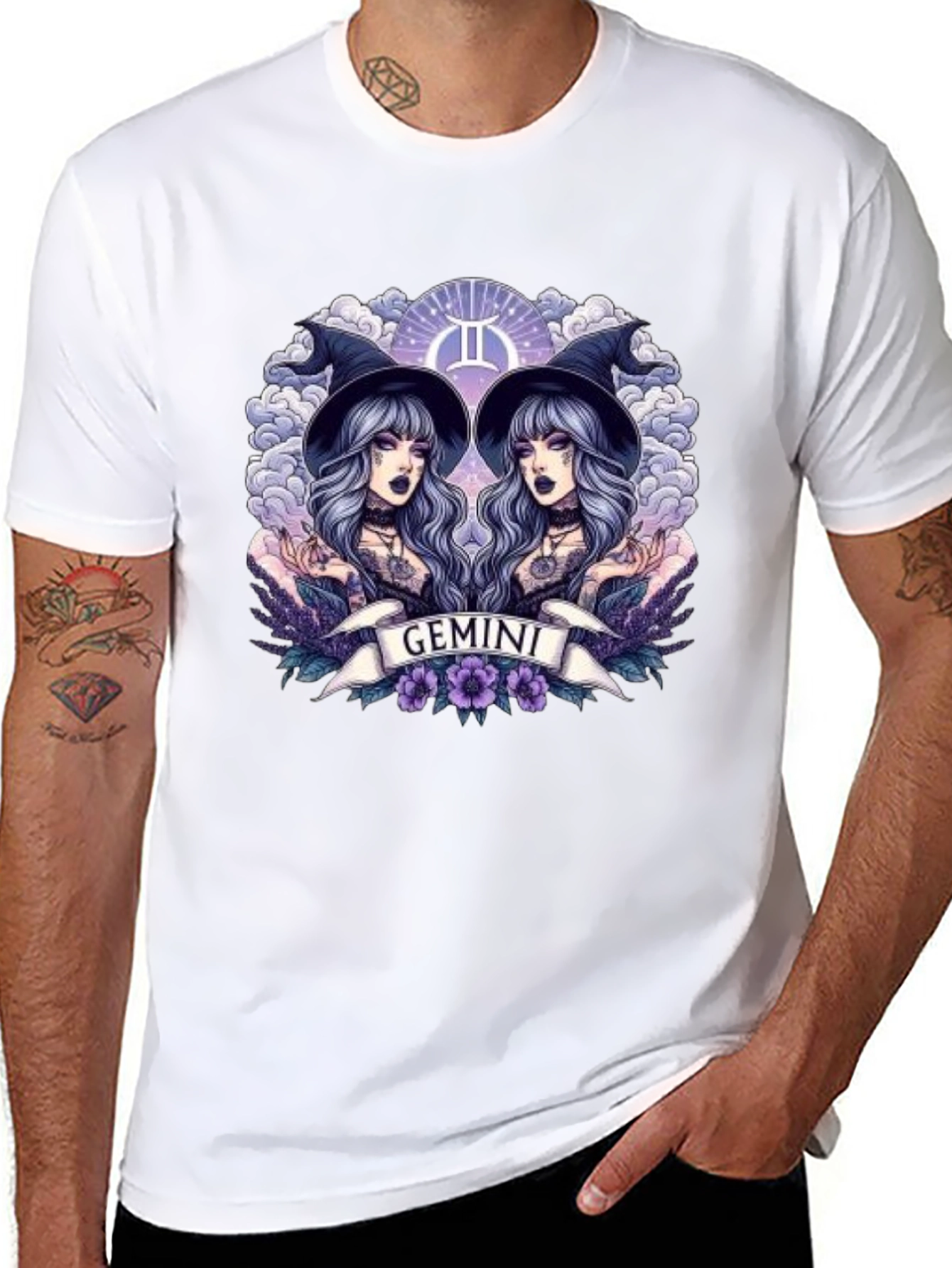 Gemini Zodiac Graphic T-Shirt