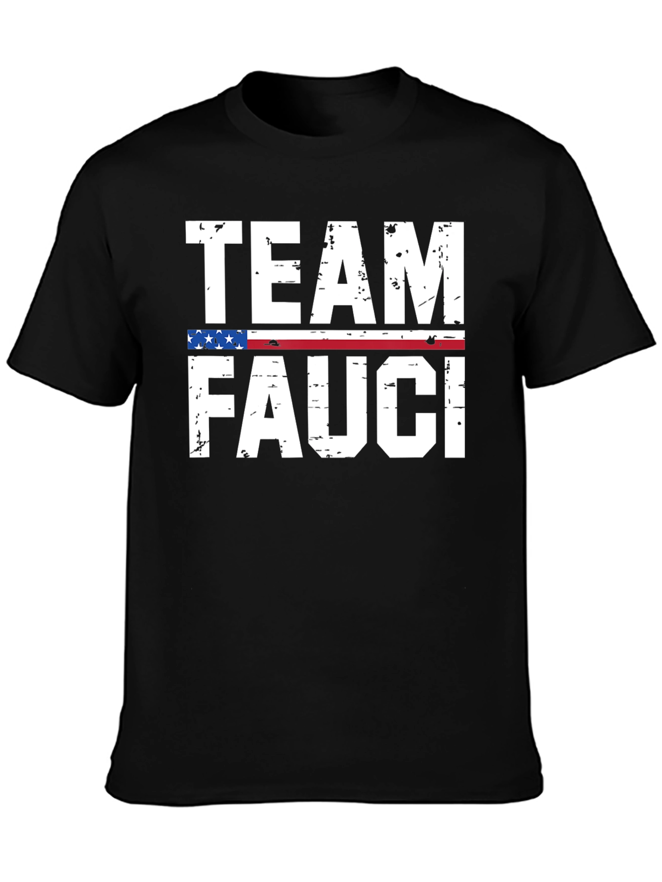 Team Fauci Black Graphic Tee