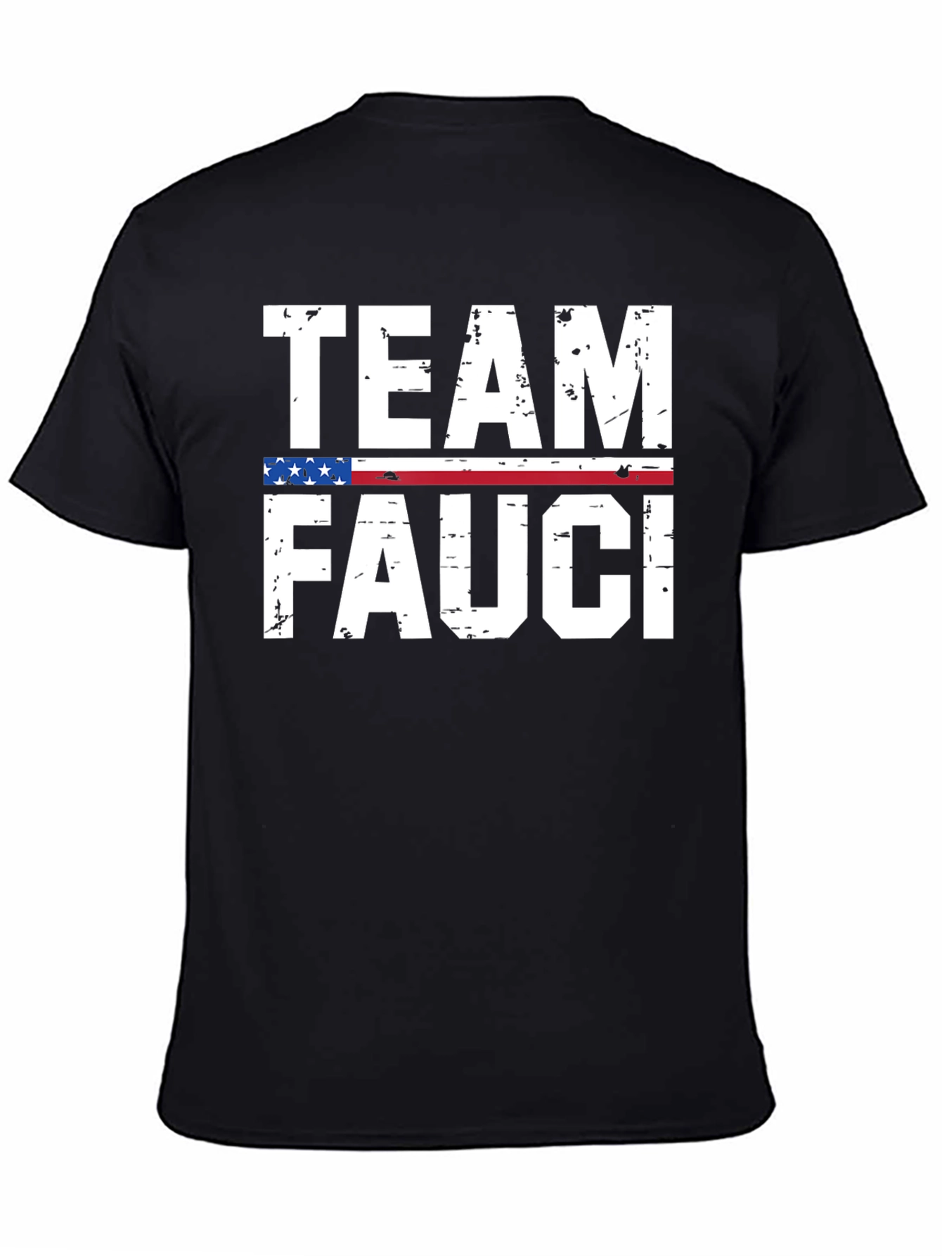 Team Fauci Black Graphic Tee