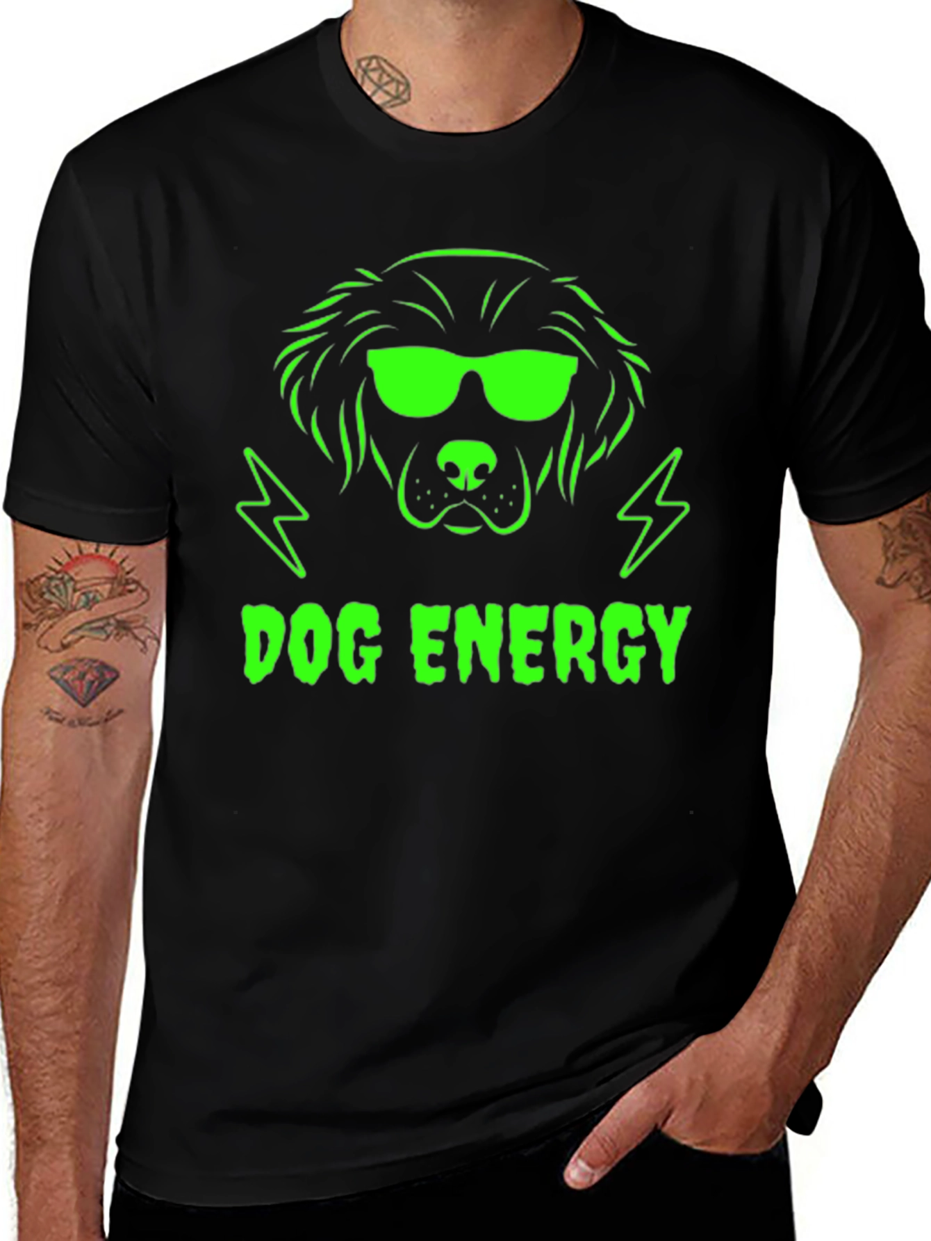 Dog Energy Graphic T-Shirt