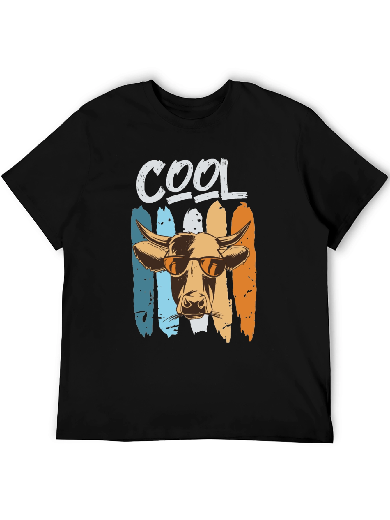 Cool Cow Graphic Tee - Unisex Black T-Shirt