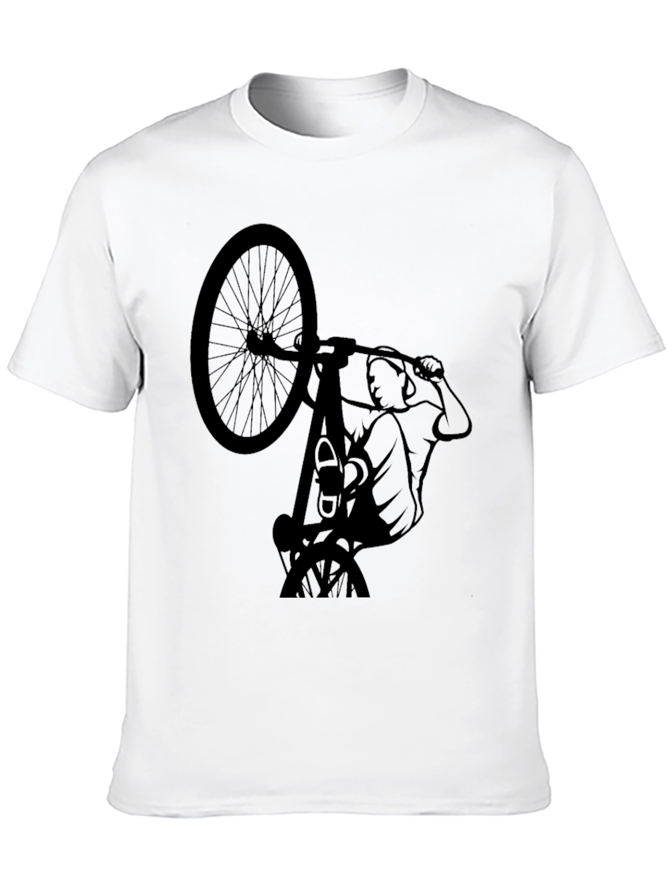 BMX Stunt Graphic Tee - Cool Rider Design