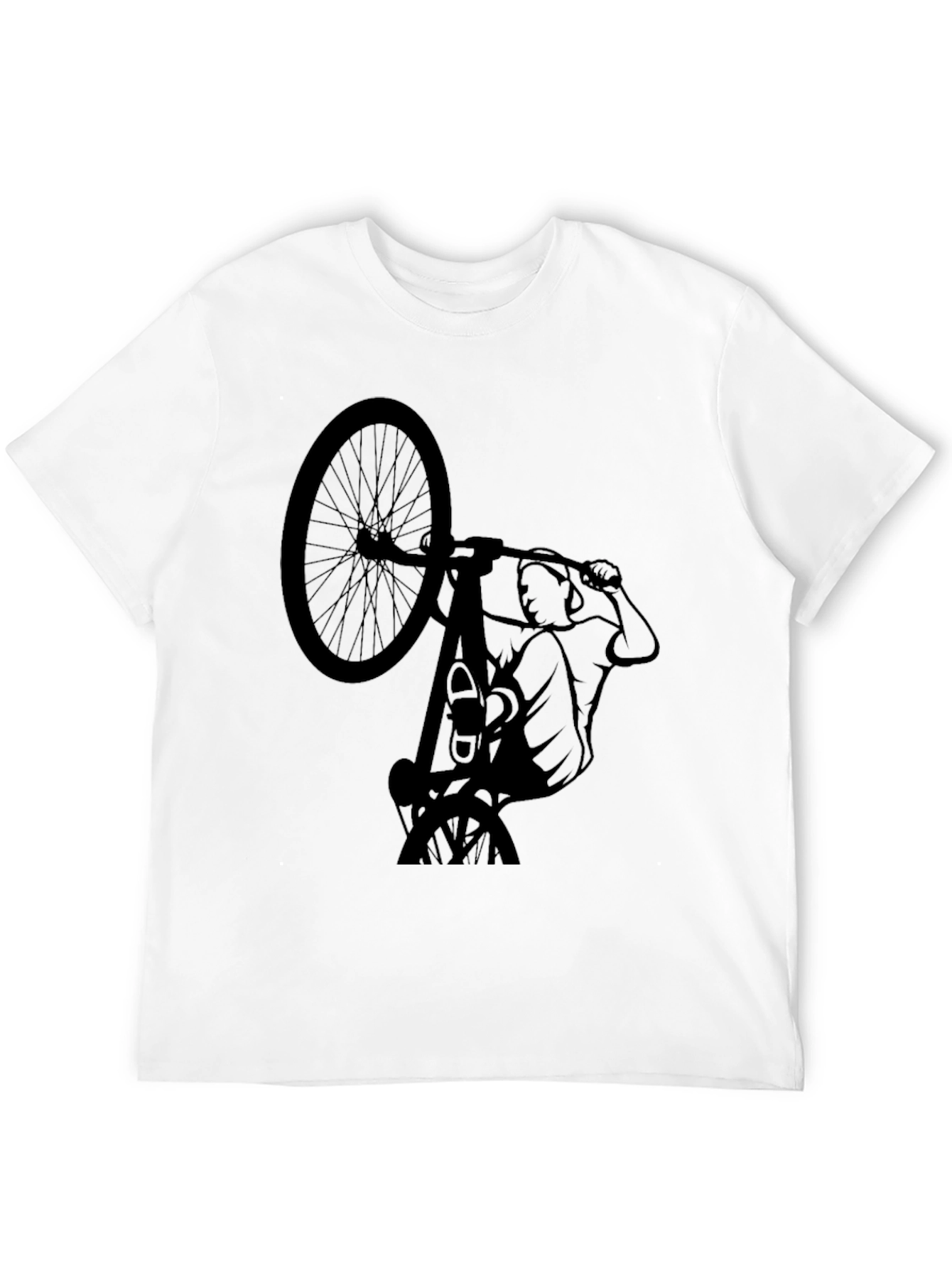 BMX Stunt Graphic Tee - Cool Rider Design