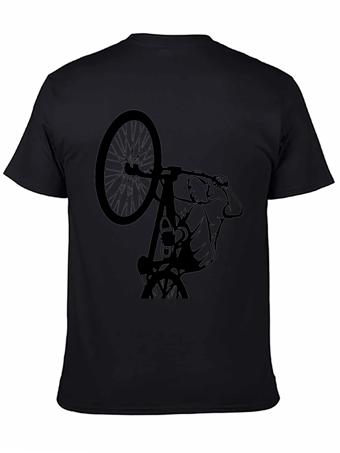 BMX Stunt Graphic Tee - Cool Rider Design
